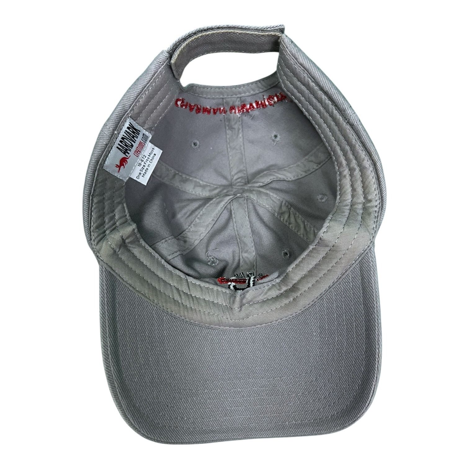 Gildan Chapman University Orange, California Gray Logo Strapback Size ONE SIZE - 6 Thumbnail