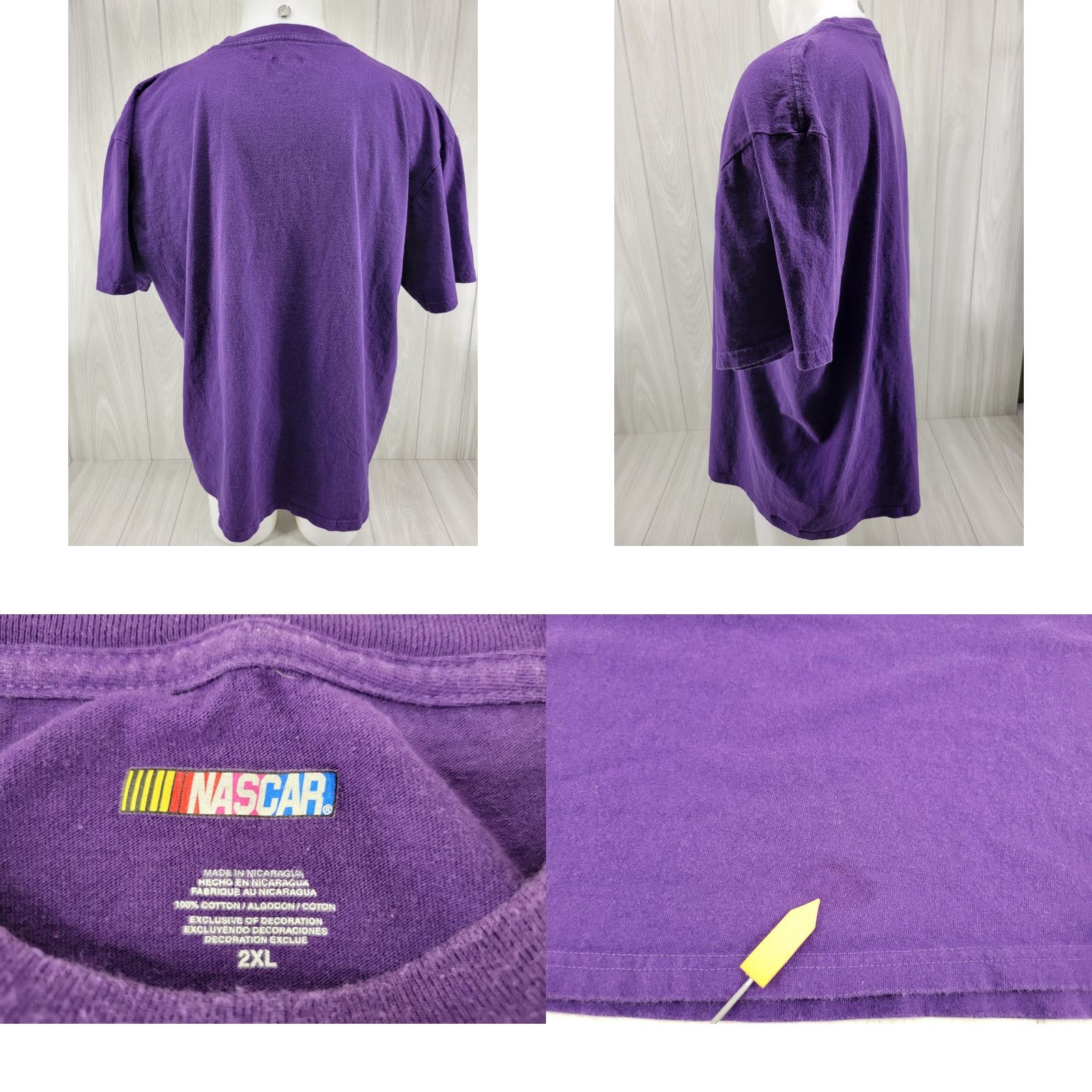 NASCAR NASCAR Matt Kenseth T Shirt Mens 2XL Purple Roush Fenway Racing Size US XXL / EU 58 / 5 - 8 Thumbnail