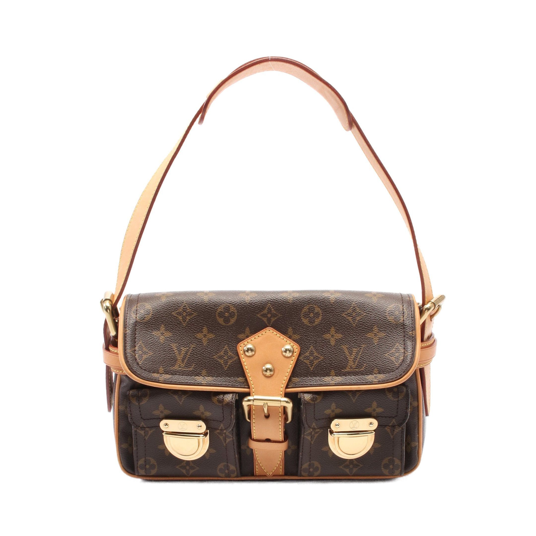 Louis Vuitton Louis Vuitton Hudson Pm Monogram Shoulder Bag Leather Brown Size ONE SIZE - 1 Thumbnail