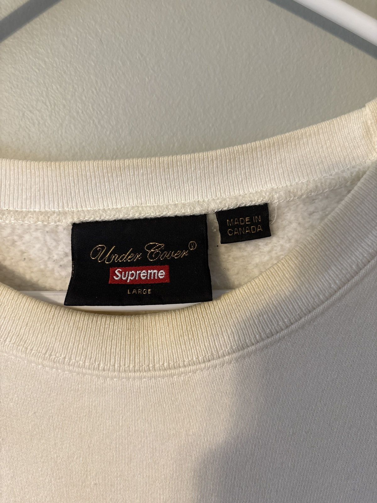 Supreme x Undercover public enemy crewneck