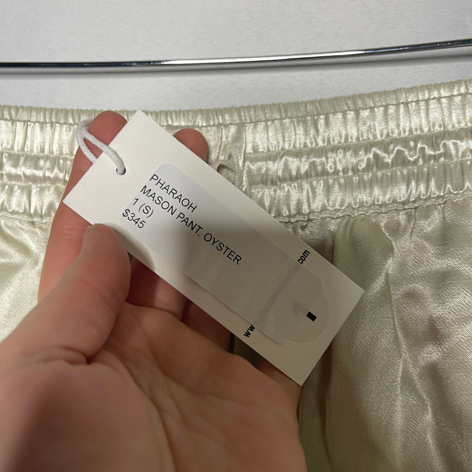 Other New Pharaoh Mason Cargo Pant in Vintage Satin in Oyster 1 S Size 26" / US 2 / IT 38 - 5 Thumbnail