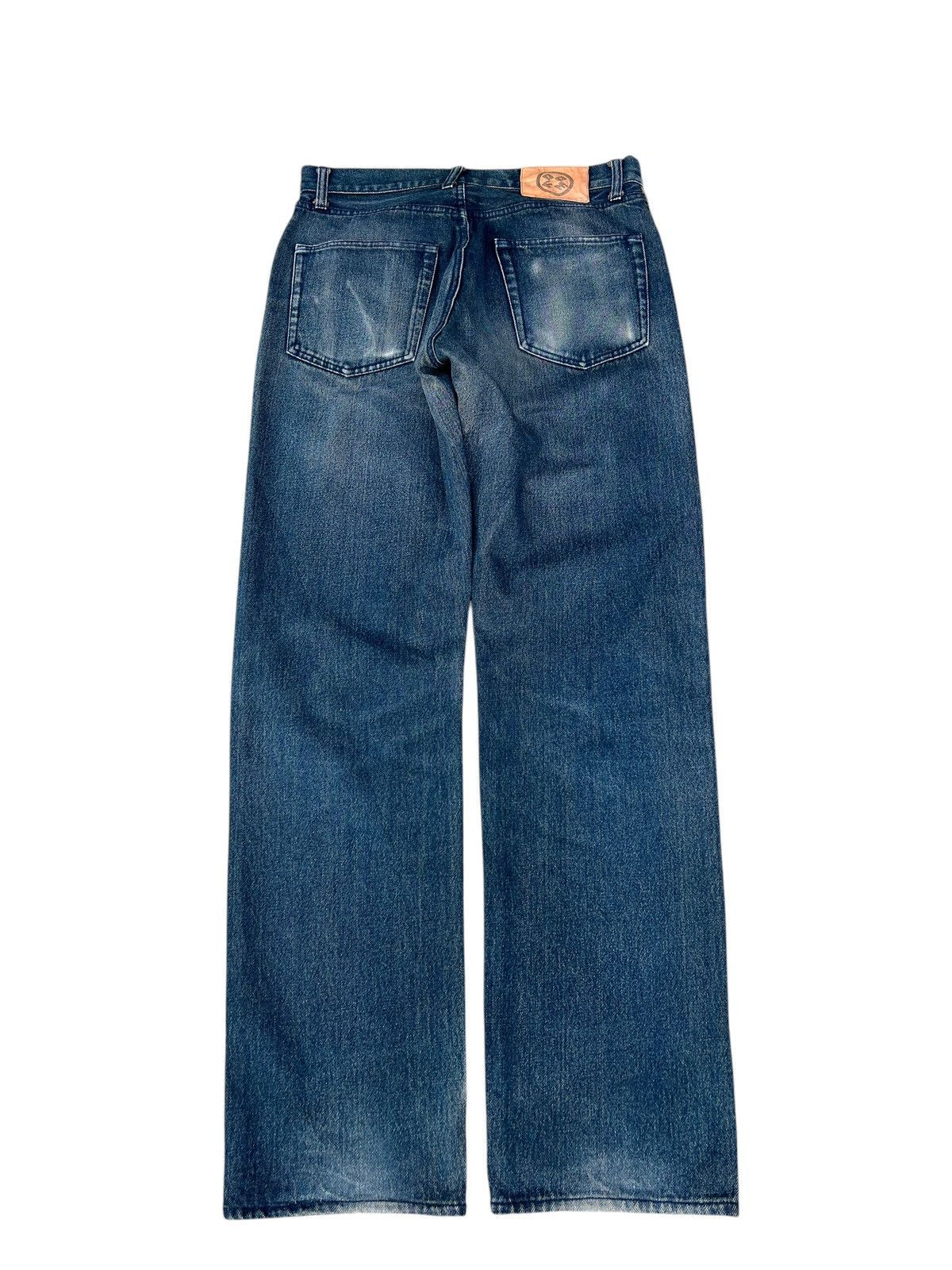 PPFM Vintage PPFM Faded Denim Regular Jeans Size US 31 - 12 Thumbnail