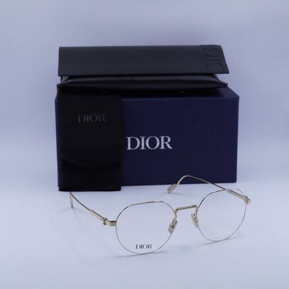Dior 🕶️ New Dior NEODIORO R3U B000 Eyeglasses - Shiny Gold Frame Size ONE SIZE - 1 Thumbnail