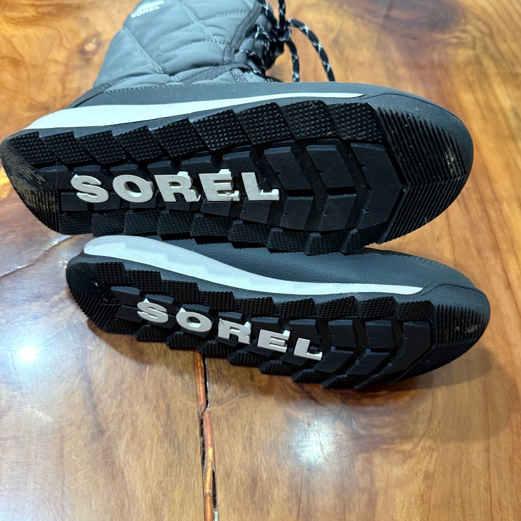 SOREL Sorel Whitney Ii Boots 6.5 Women's Insulated Winter Quarry Grey Quilted Lace Up Size US 8 / IT 38 - 6 Thumbnail