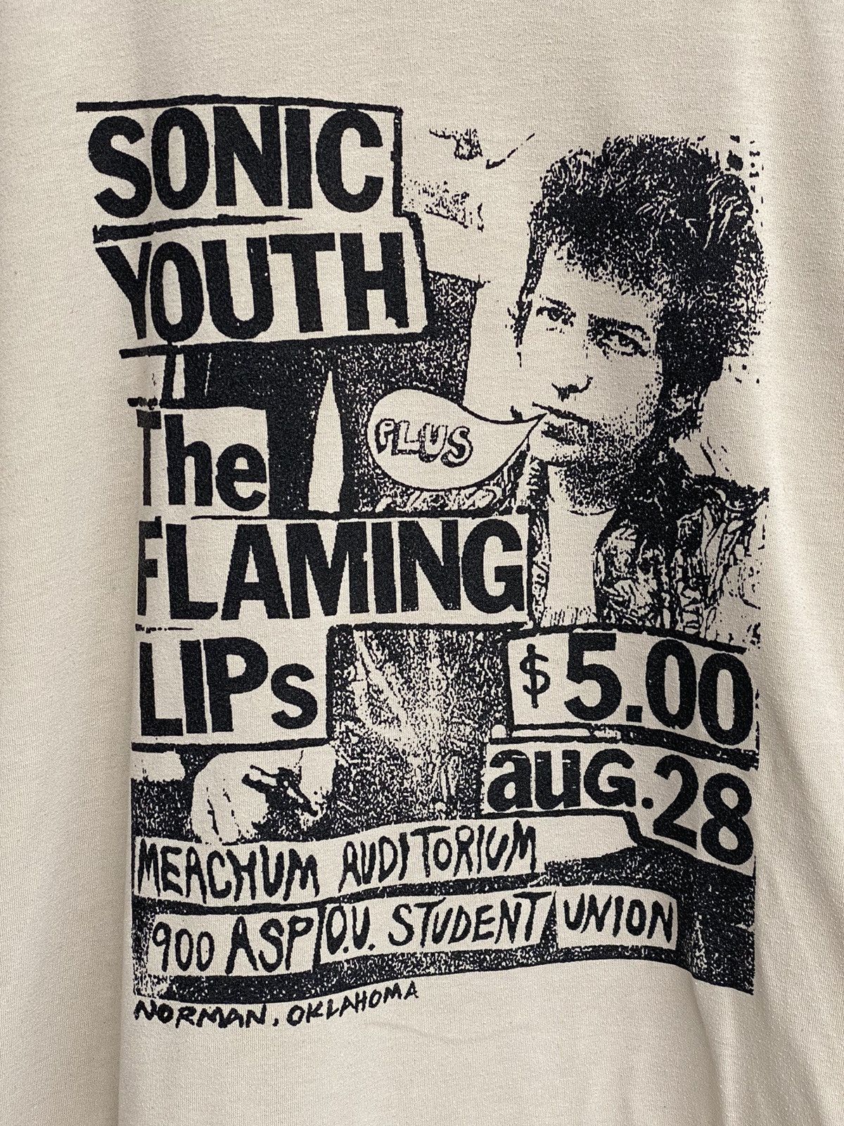 Band Tees Vintage Sonic Youth The Flaming Lips Tees / Bjork Nirvana Size US L / EU 52-54 / 3 - 3 Thumbnail