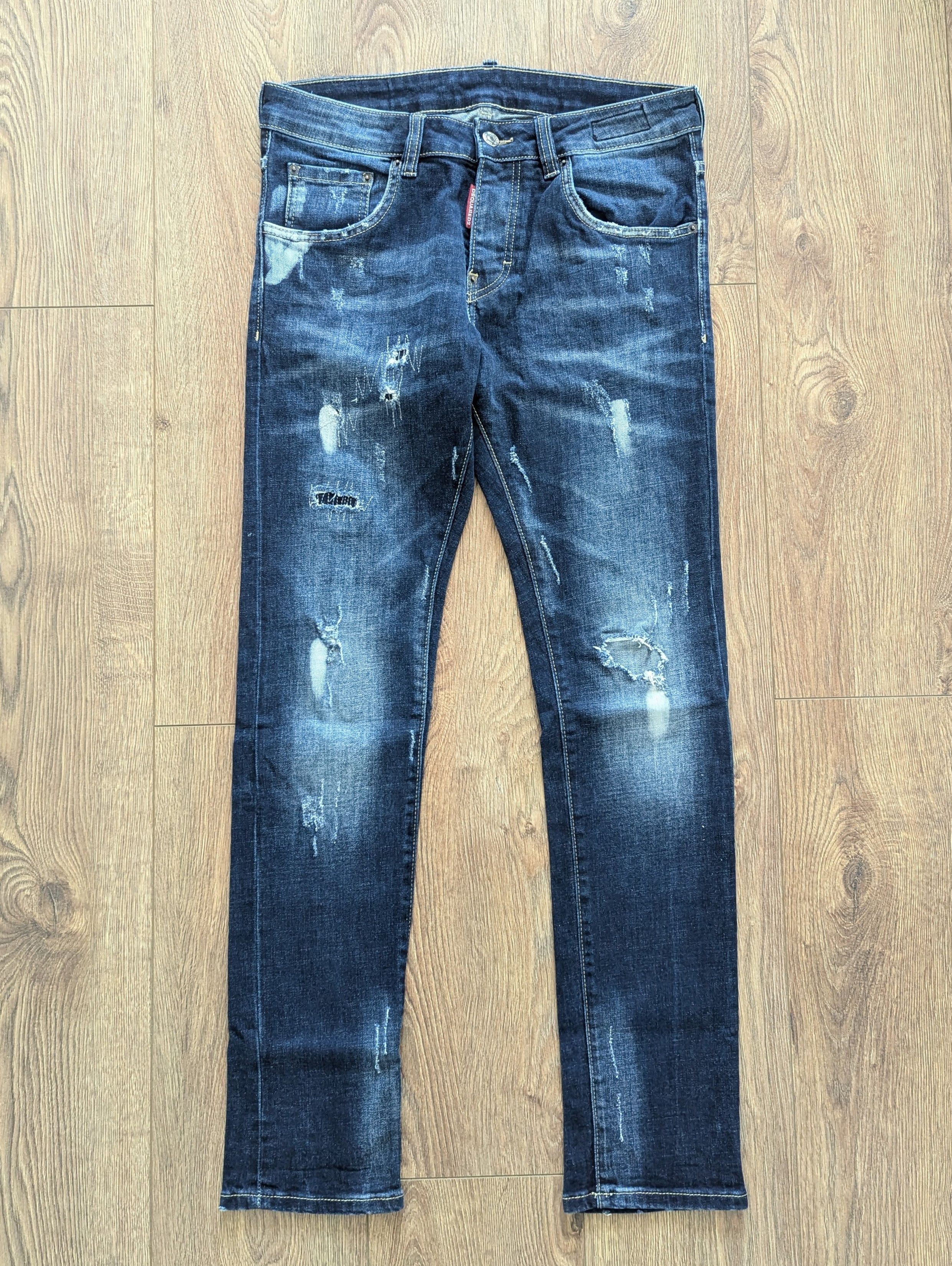 Dsquared2 Dsquared2 Blue Distressed Kenny Twist Men's Made In Italy Size US 28 / EU 44 - 22 Thumbnail