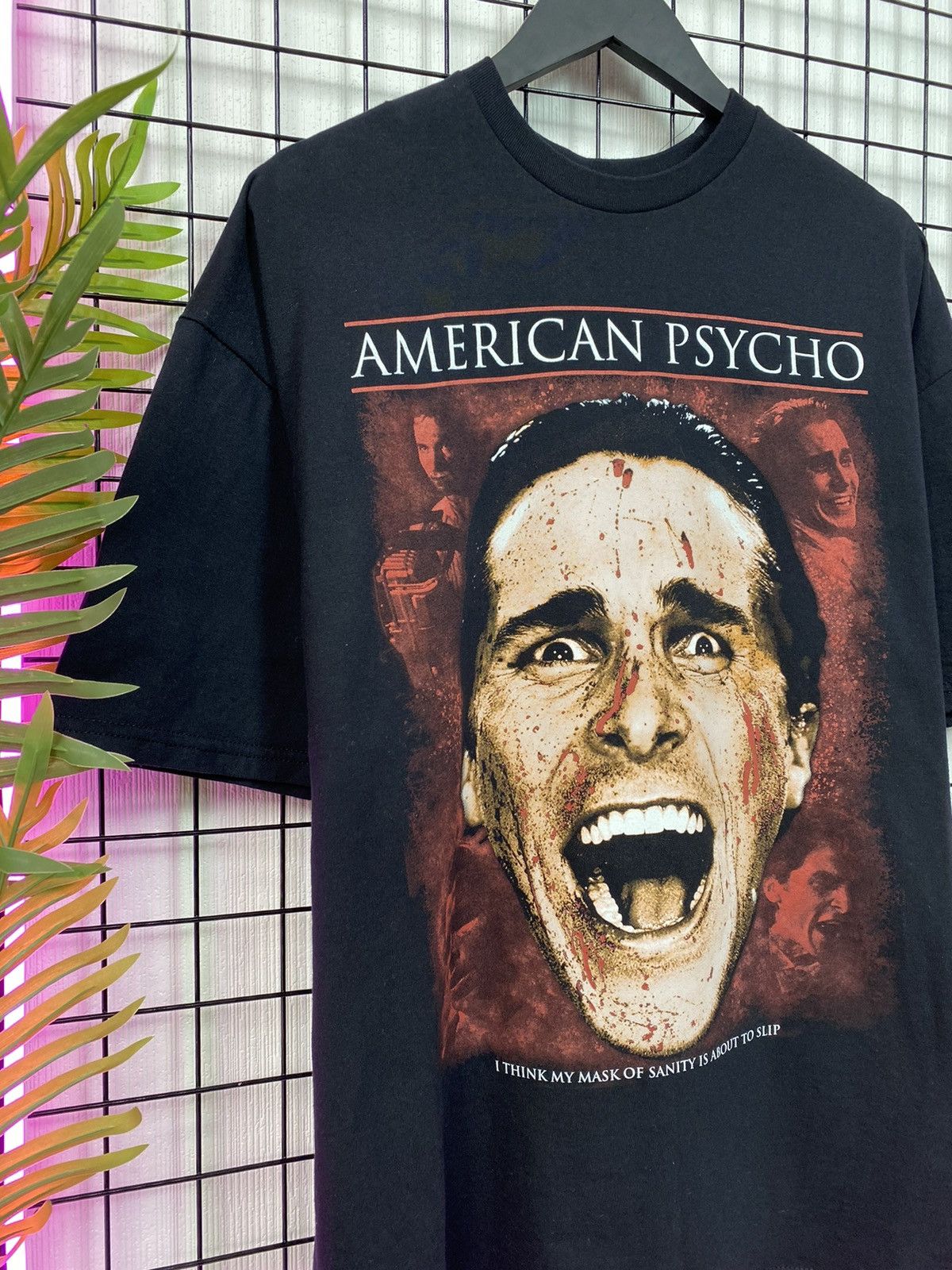 Other RARE! American Psycho Horror Movie Big Logo Christian Bale Size US XL / EU 56 / 4 - 5 Thumbnail