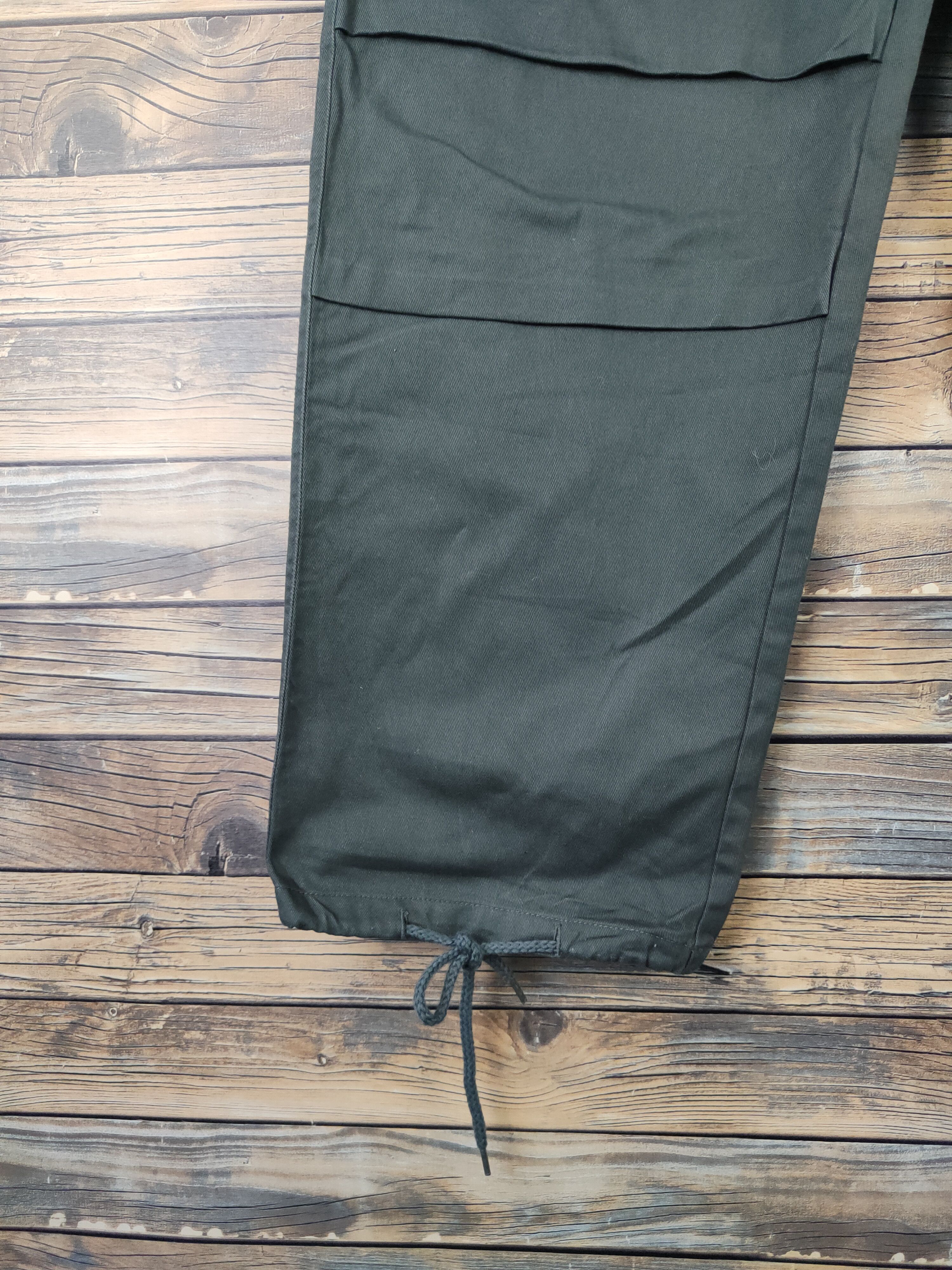 Japanese Brand DL Roughness Troop Green Multipocket Cargo Pants #1484 Size US 34 / EU 50 - 4 Thumbnail