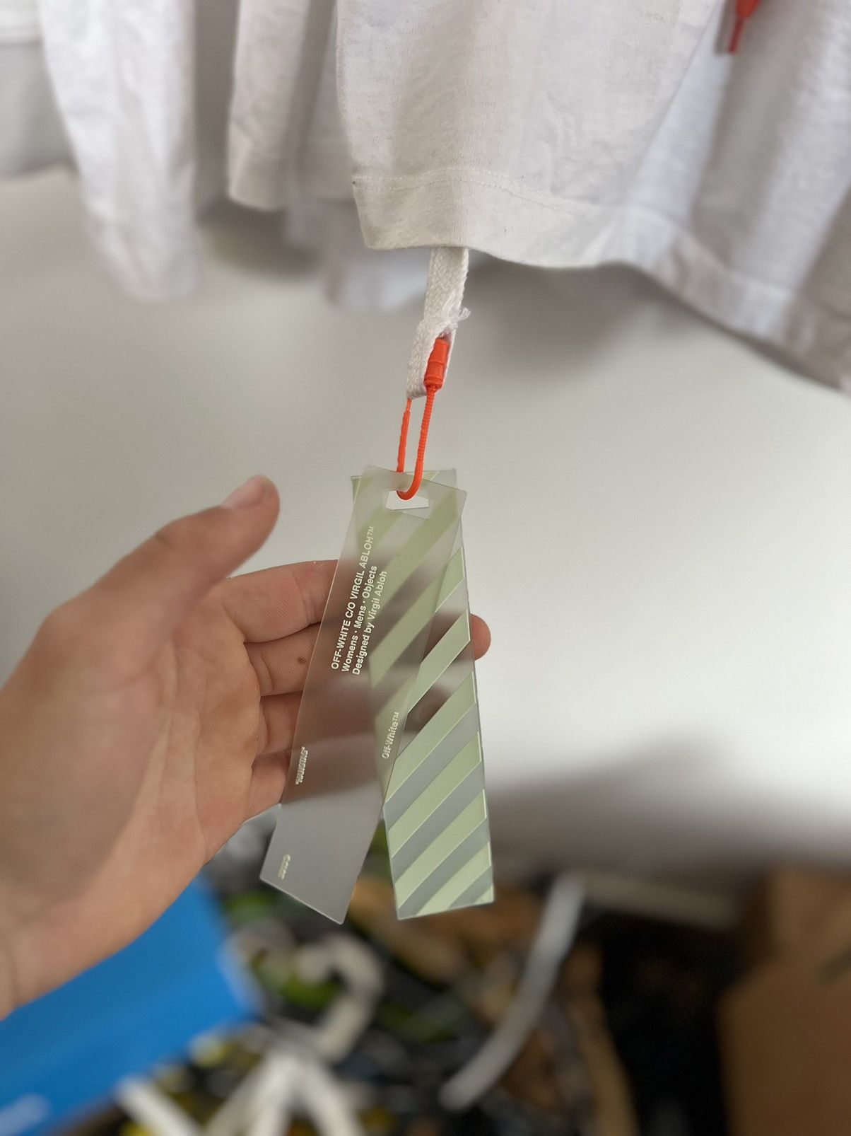 Off-White × Virgil Abloh Off white Acrylic Hoodie Size US XL / EU 56 / 4 - 10 Thumbnail