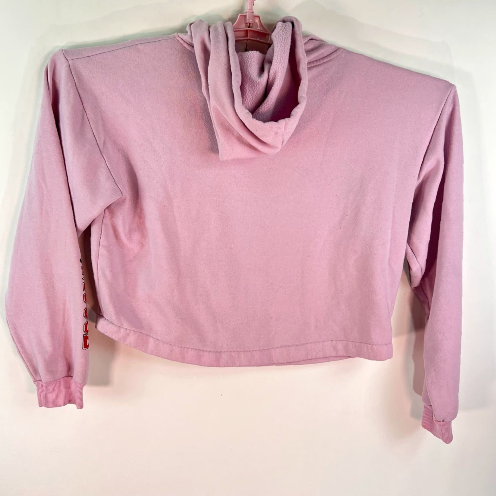 Disney VINTAGE Minnie Mouse Crop Top Hoodie Womens Size M Pink #28 Graphic Size M / US 6-8 / IT 42-44 - 5 Thumbnail