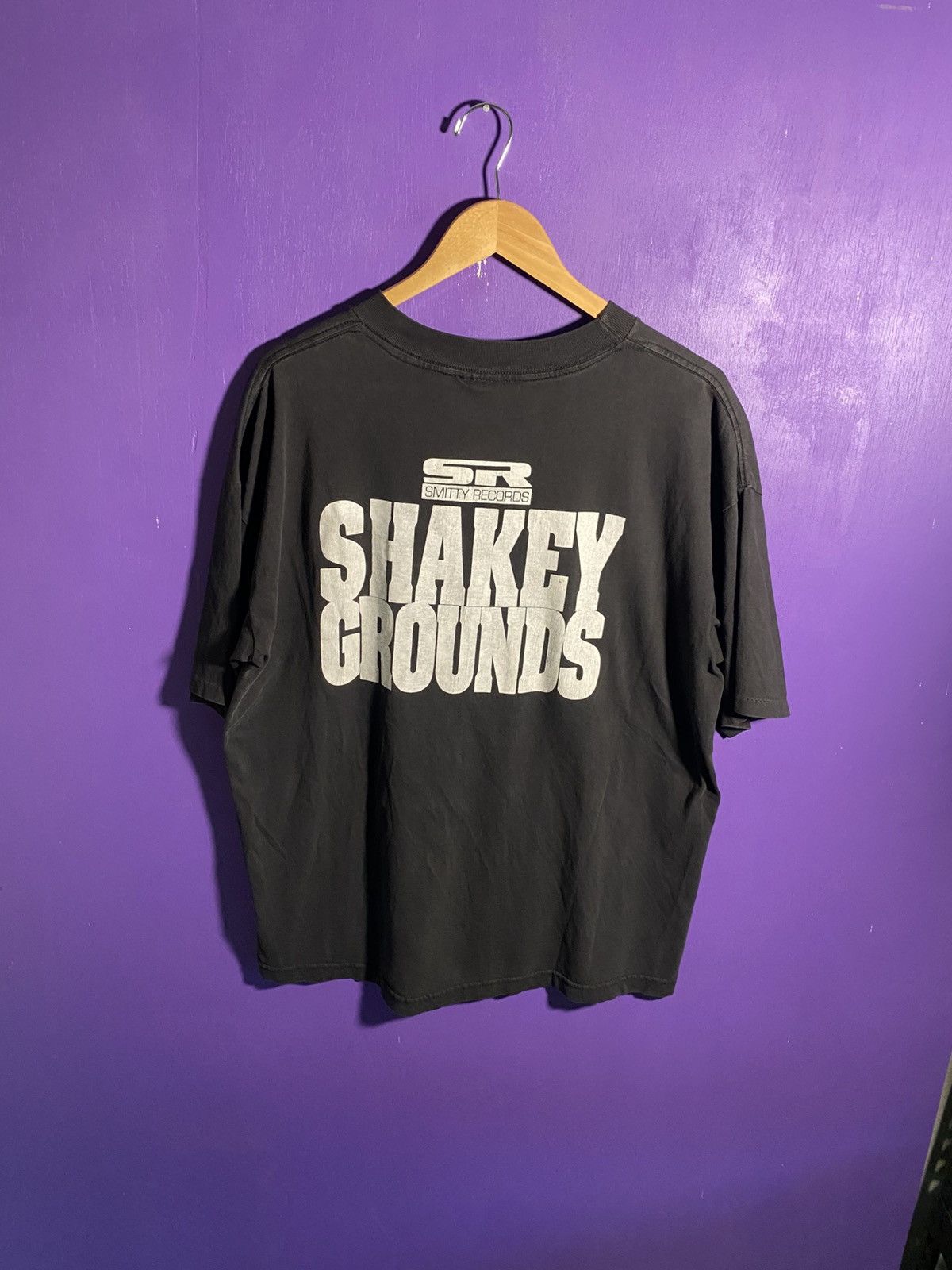 Other Vintage 90s Stanley Desantis smitty records earthquake tee Size US XL / EU 56 / 4 - 2 Thumbnail