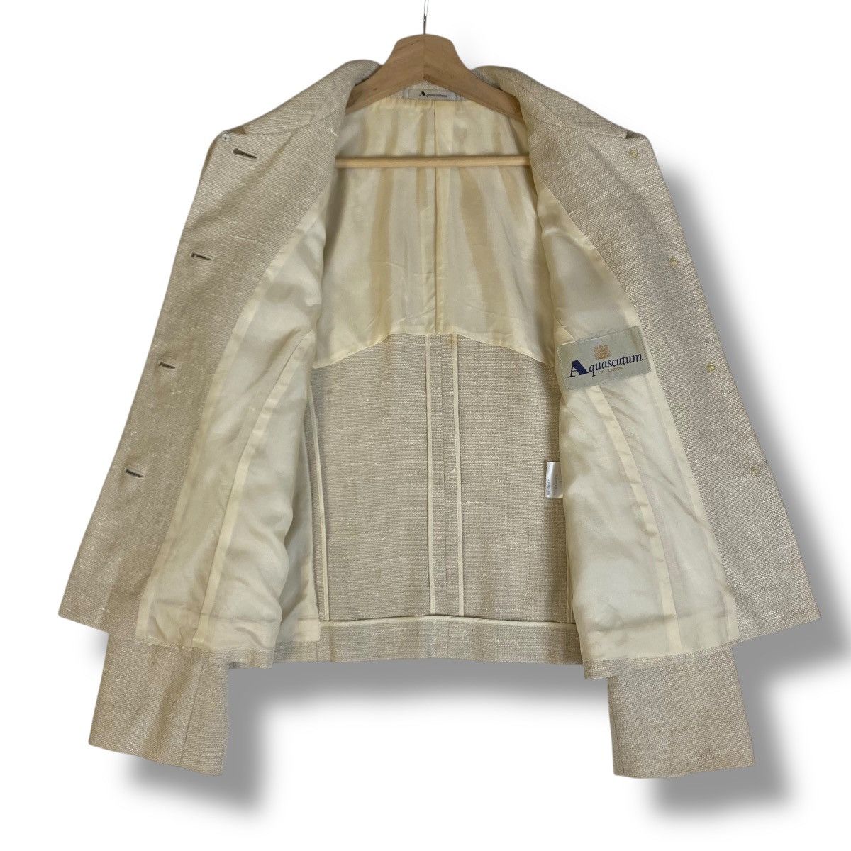 Aquascutum Aquascutum Tweed Linen Blazer Size M / US 6-8 / IT 42-44 - 5 Thumbnail