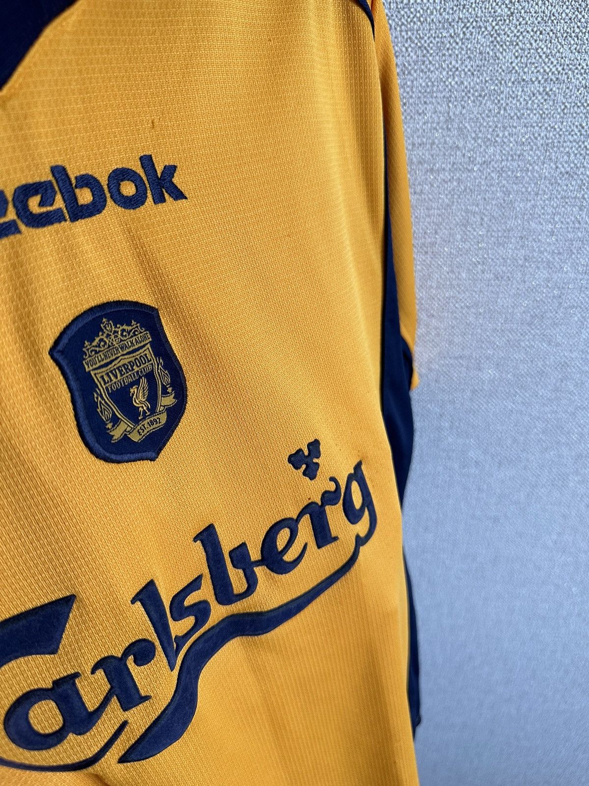 Reebok 2000/01 Reebok Liverpool FC Third Kit Soccer Jersey Size US L / EU 52-54 / 3 - 9 Thumbnail