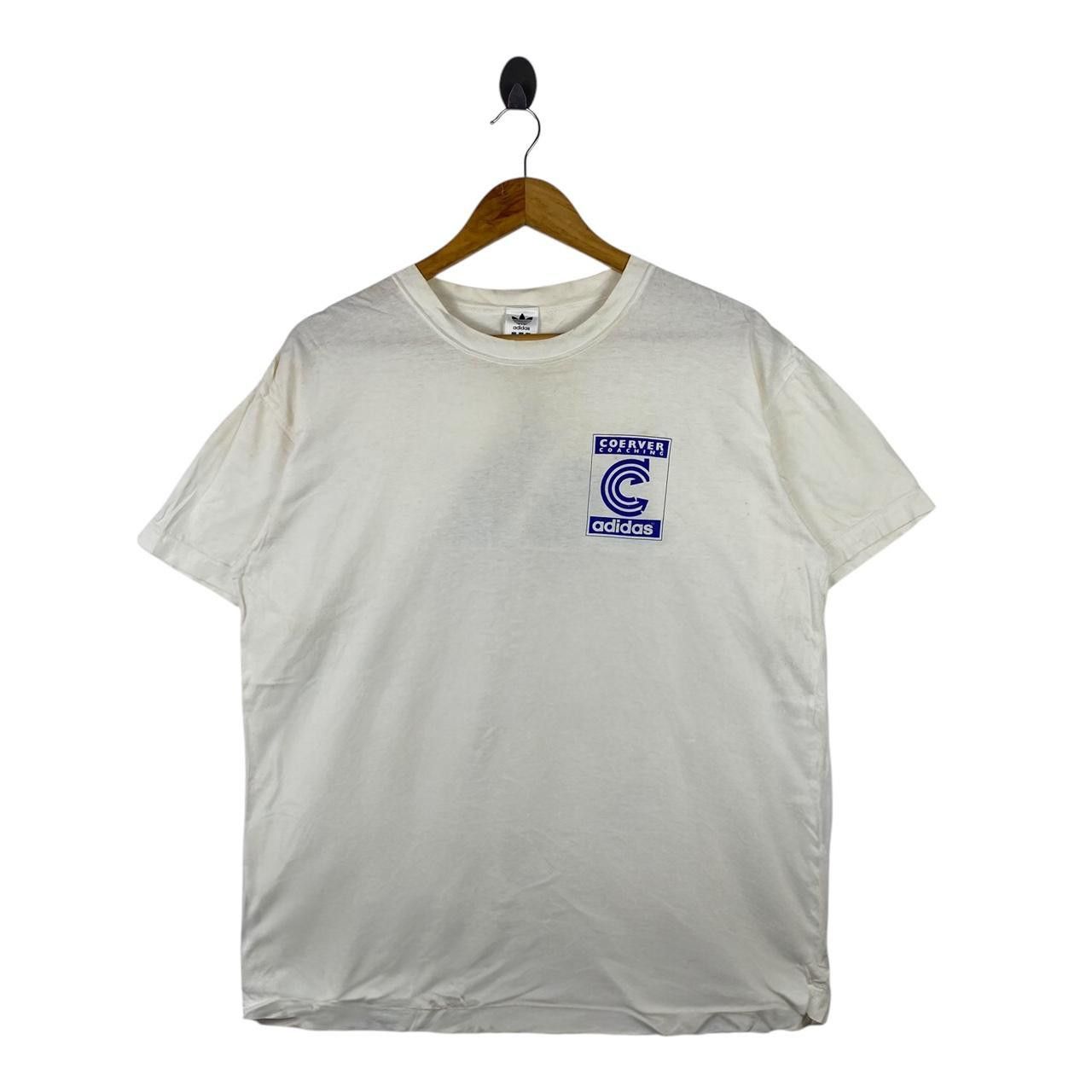 Adidas Vintage 90’ ADIDAS COERVER COACHING Soccer Tee Shirt Size US L / EU 52-54 / 3 - 1 Thumbnail