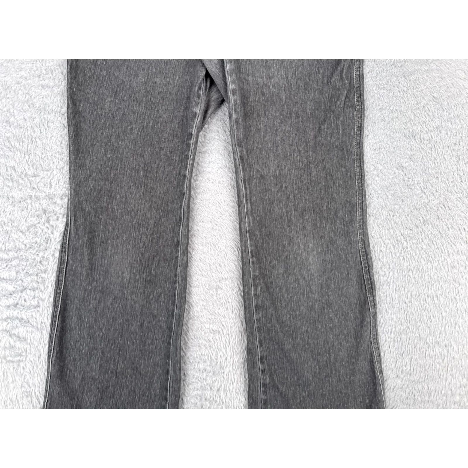 Coldwater Creek Coldwater Creek Jeans Womens 6P Gray Denim Bootcut Low Rise Cotton 28x29 5-Pocket Zip Button Size 28" / US 6 / IT 42 - 3 Thumbnail