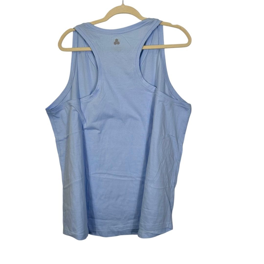 Tek Gear Tek Gear Powder Blue Moisture Wicking Tank Top Size 2X Size XXL / US 16-18 / IT 52-54 - 2 Thumbnail