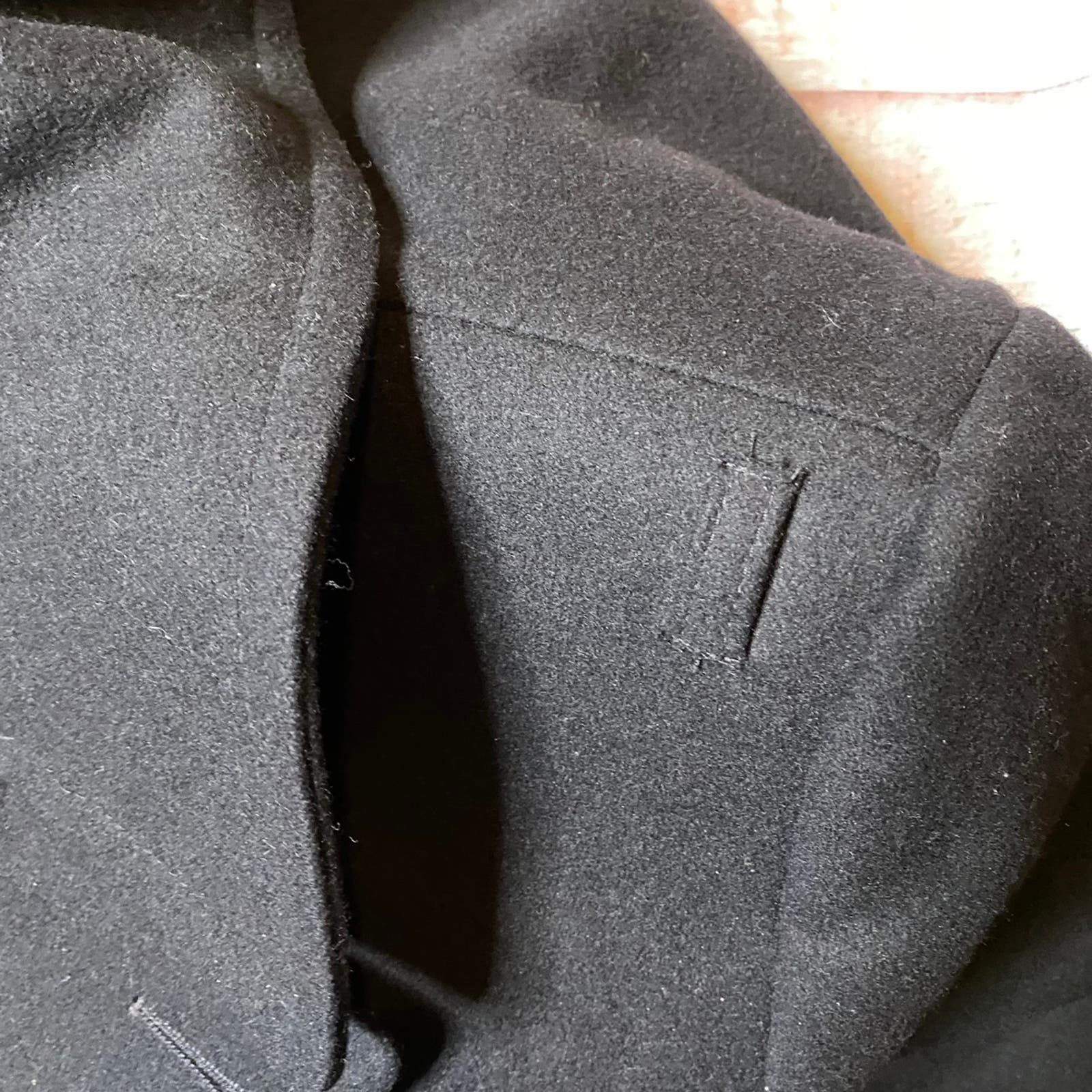 Other Neptune Garment Co Black Wool Military Pea Coat Size Small Size US S / EU 44-46 / 1 - 9 Thumbnail