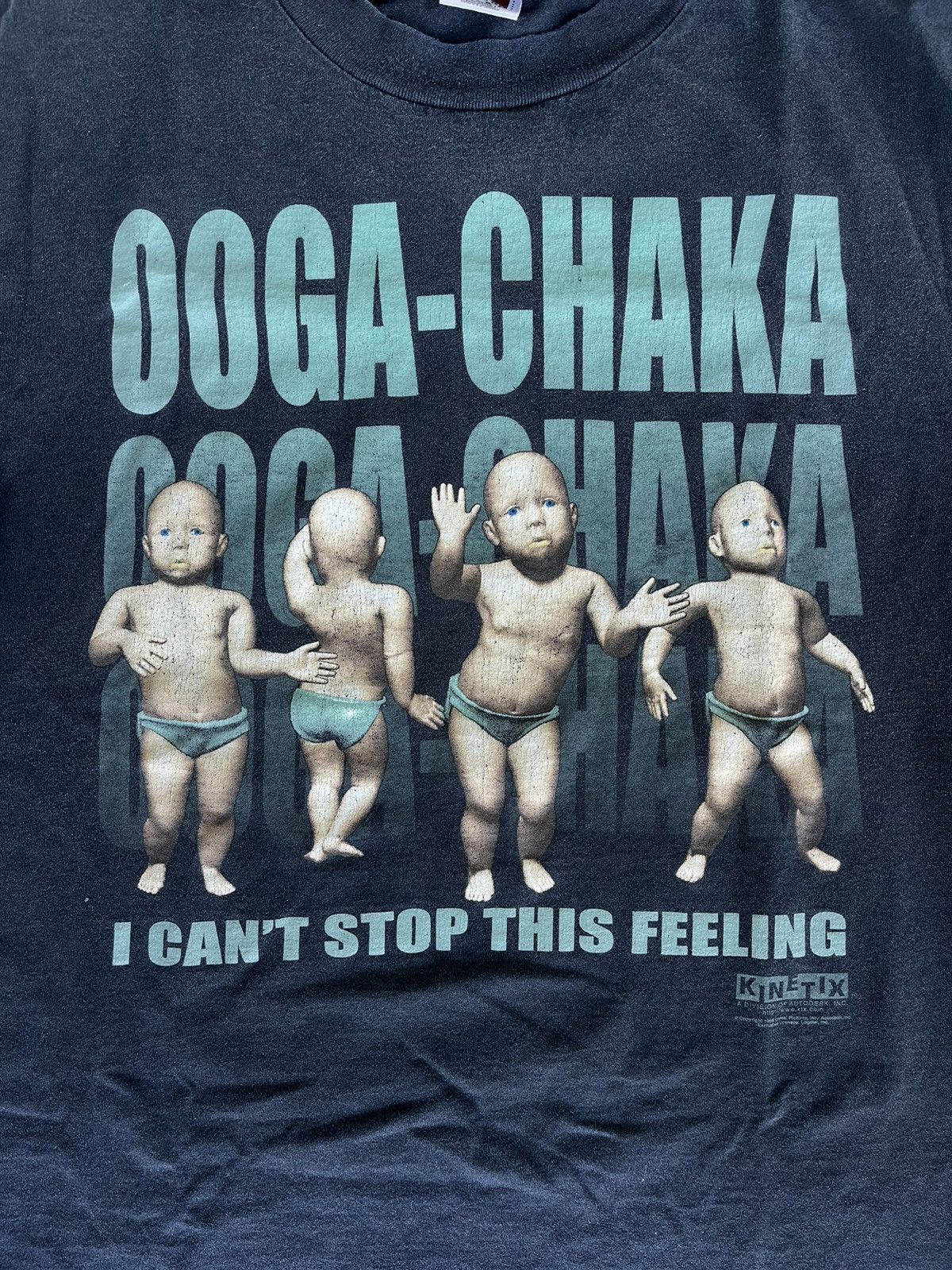 Vintage vintage 90s ooga-chaka band tee Size US L / EU 52-54 / 3 - 2 Thumbnail