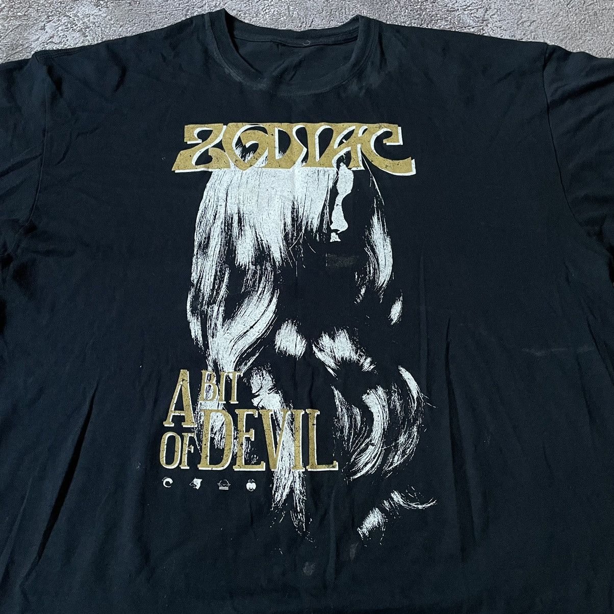 Vintage Vintage Y2K Goth Graphic Tee Dark Abstract Face Grunge XXL Size US XXL / EU 58 / 5 - 5 Thumbnail