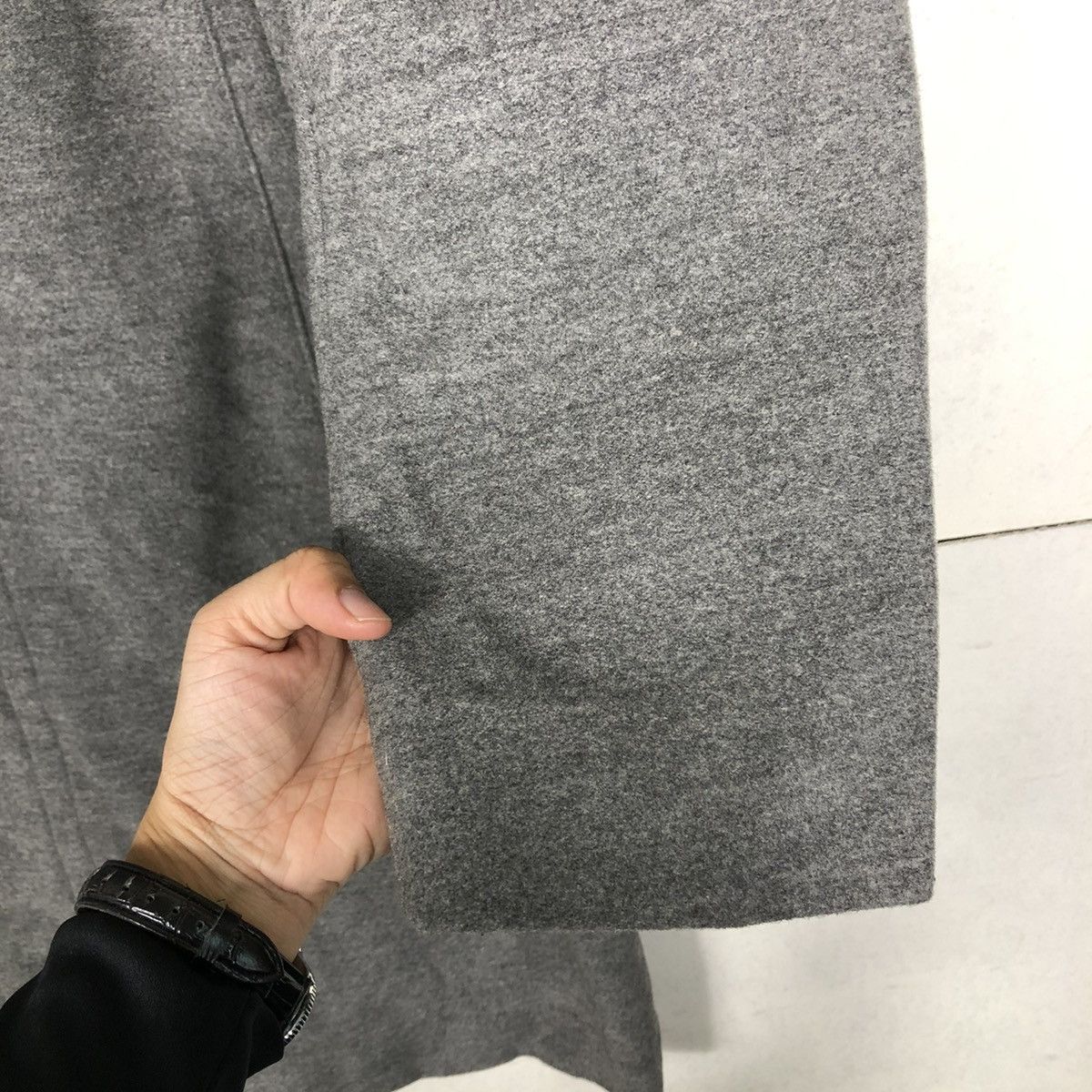 Comme Ca Ism 🔥VINTAGE BIKER LONG JACKET WOOL COMME CA ISM MINK FUR HOODIE Size US M / EU 48-50 / 2 - 17 Thumbnail