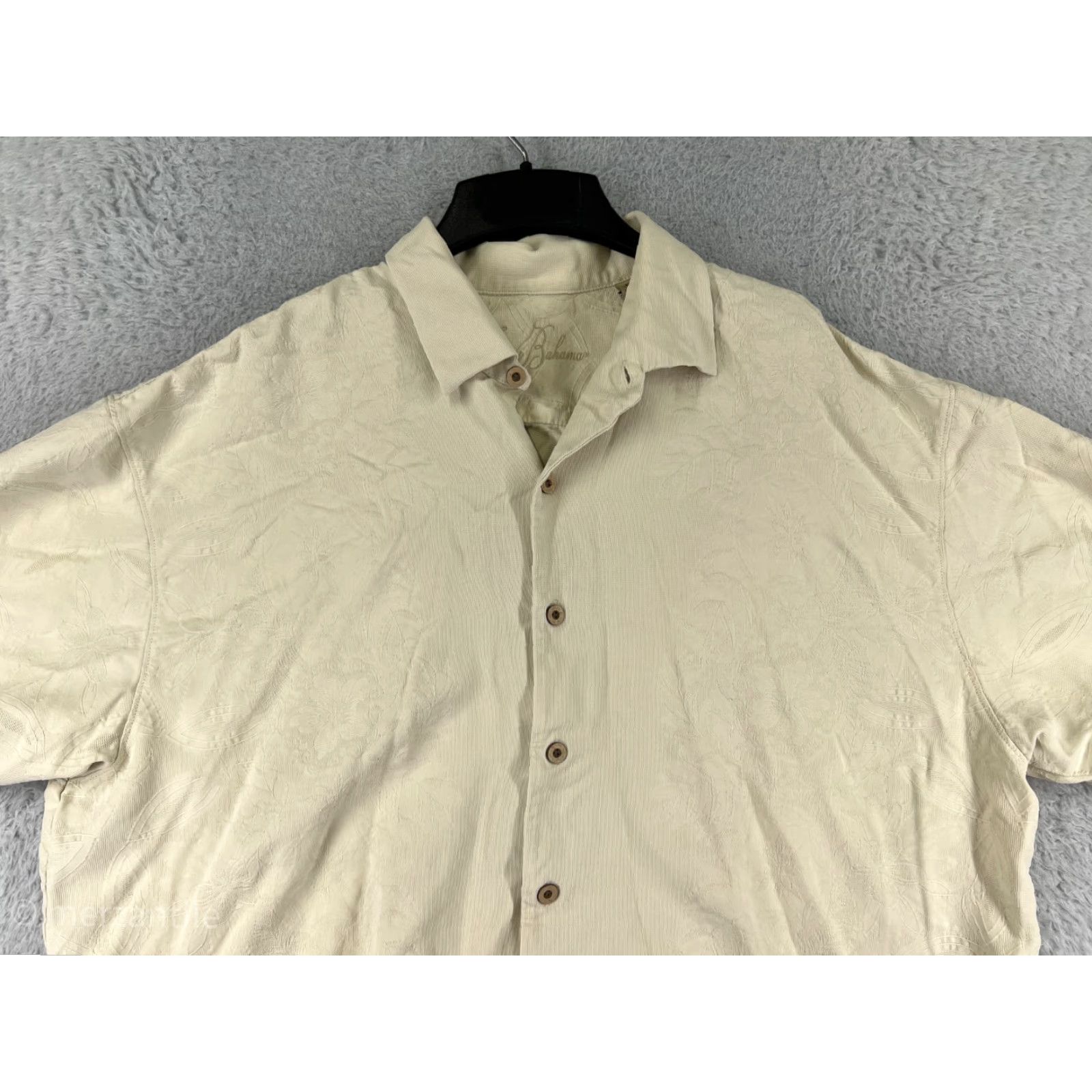 Tommy Bahama Tommy Bahama Shirt Men 2XL Yellow Floral Silk Hawaiian Casual Beach Aloha Pattern Size US XXL / EU 58 / 5 - 6 Thumbnail