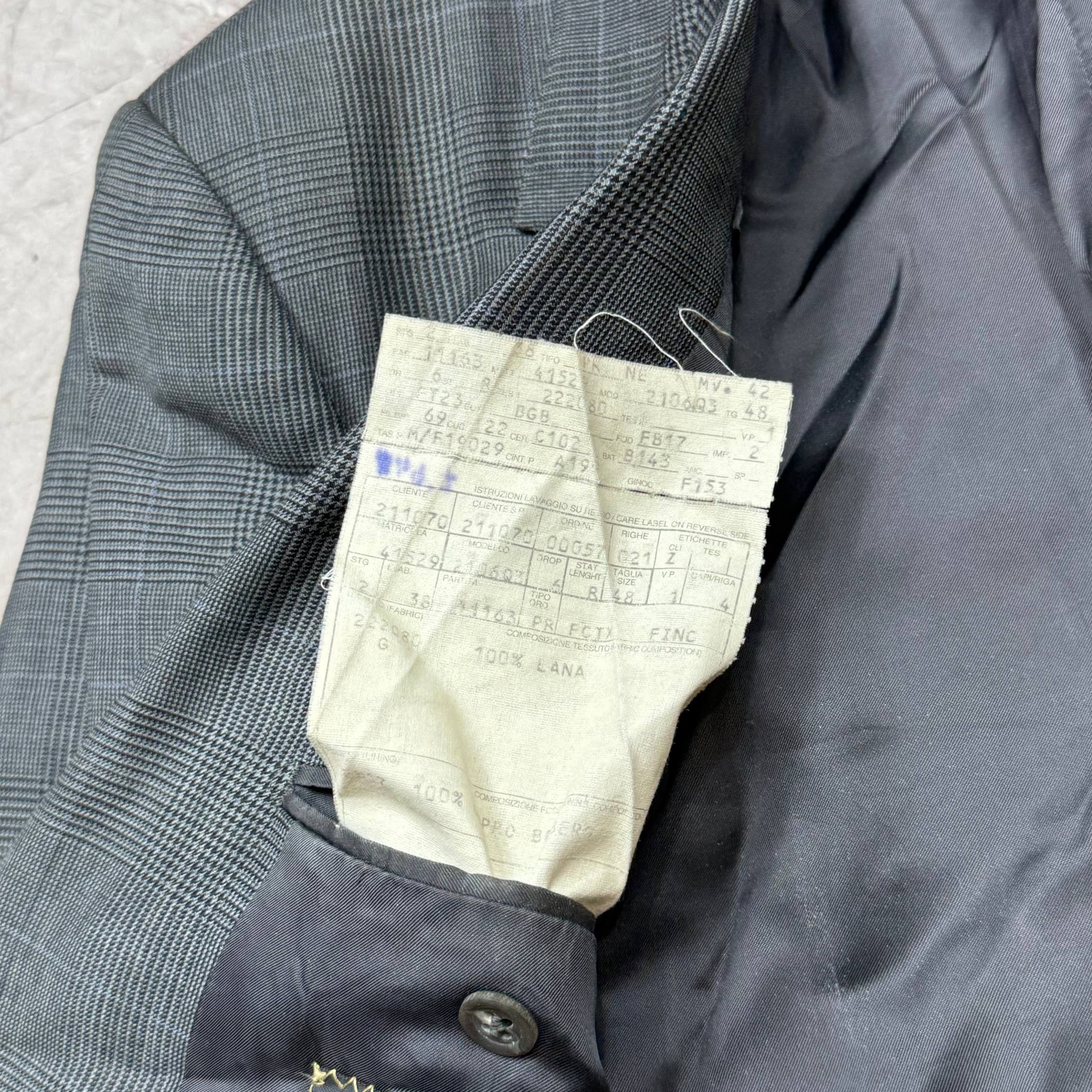 Ermenegildo Zegna Ermenegildo Zegna Vintage Navy Wool/Silk Blazer Jacket Mens Size US M / EU 48-50 / 2 - 11 Thumbnail