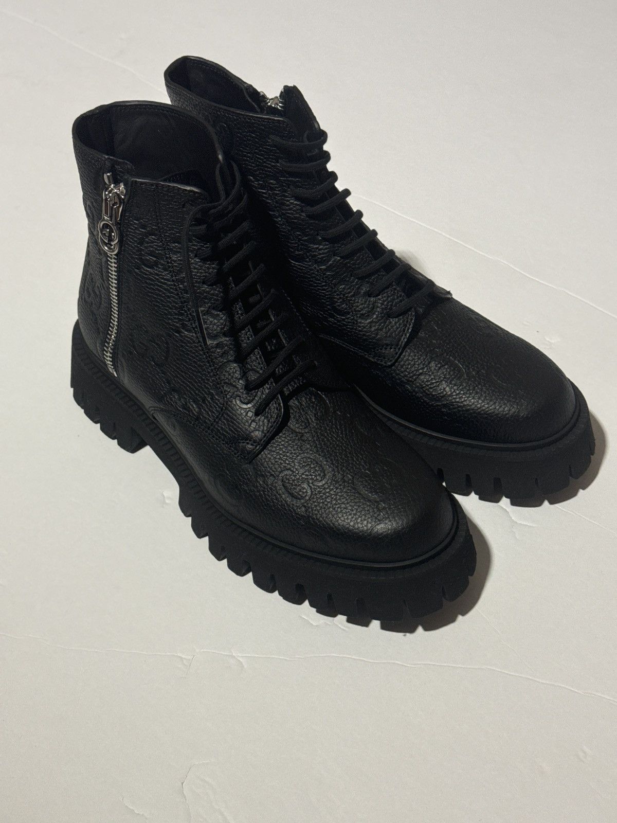Gucci Gucci GG Leather Boots Size US 10.5 / EU 43-44 - 1 Thumbnail