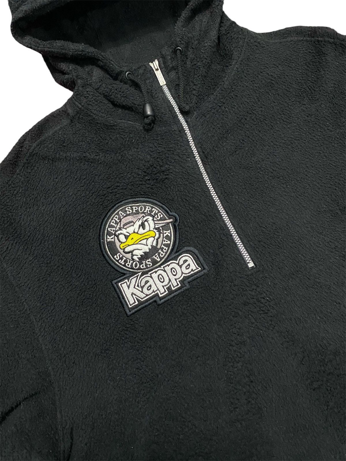 Japanese Brand × Kappa × Vintage Vintage kappa sports anorak fleece jacket big logos Size US L / EU 52-54 / 3 - 5 Thumbnail