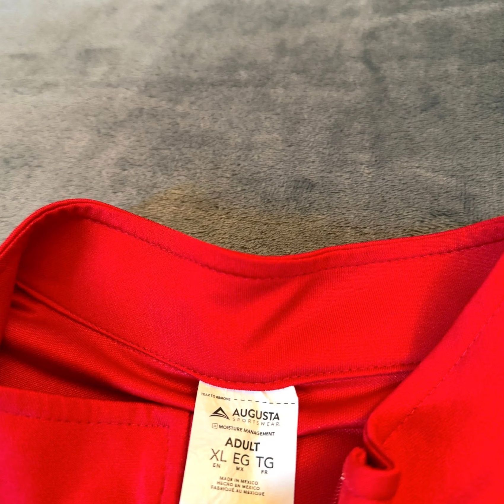 Augusta Sportswear Augusta Sportswear Quarter Zip Pullover Mens XL Red Moisture Management Size US XL / EU 56 / 4 - 2 Thumbnail