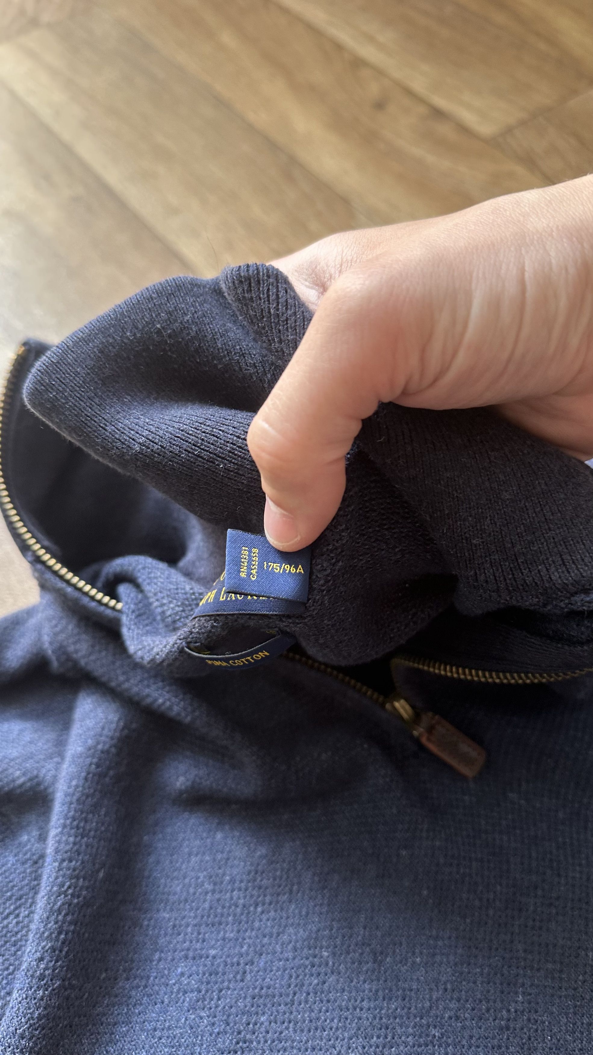 Polo Ralph Lauren × Vintage Vintage Polo Ralph Lauren 1/3 zip sweater oldmoney Size US M / EU 48-50 / 2 - 5 Thumbnail