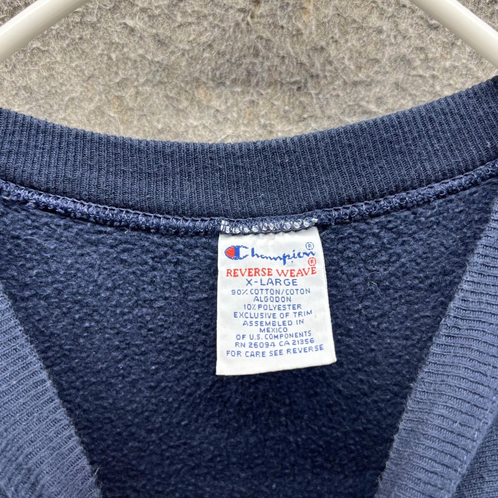 Champion Champion Reverse Weave Sweatshirt Mens XL Blue CISCO Applique Crewneck Fleece Graphic Print College Size US XL / EU 56 / 4 - 2 Thumbnail