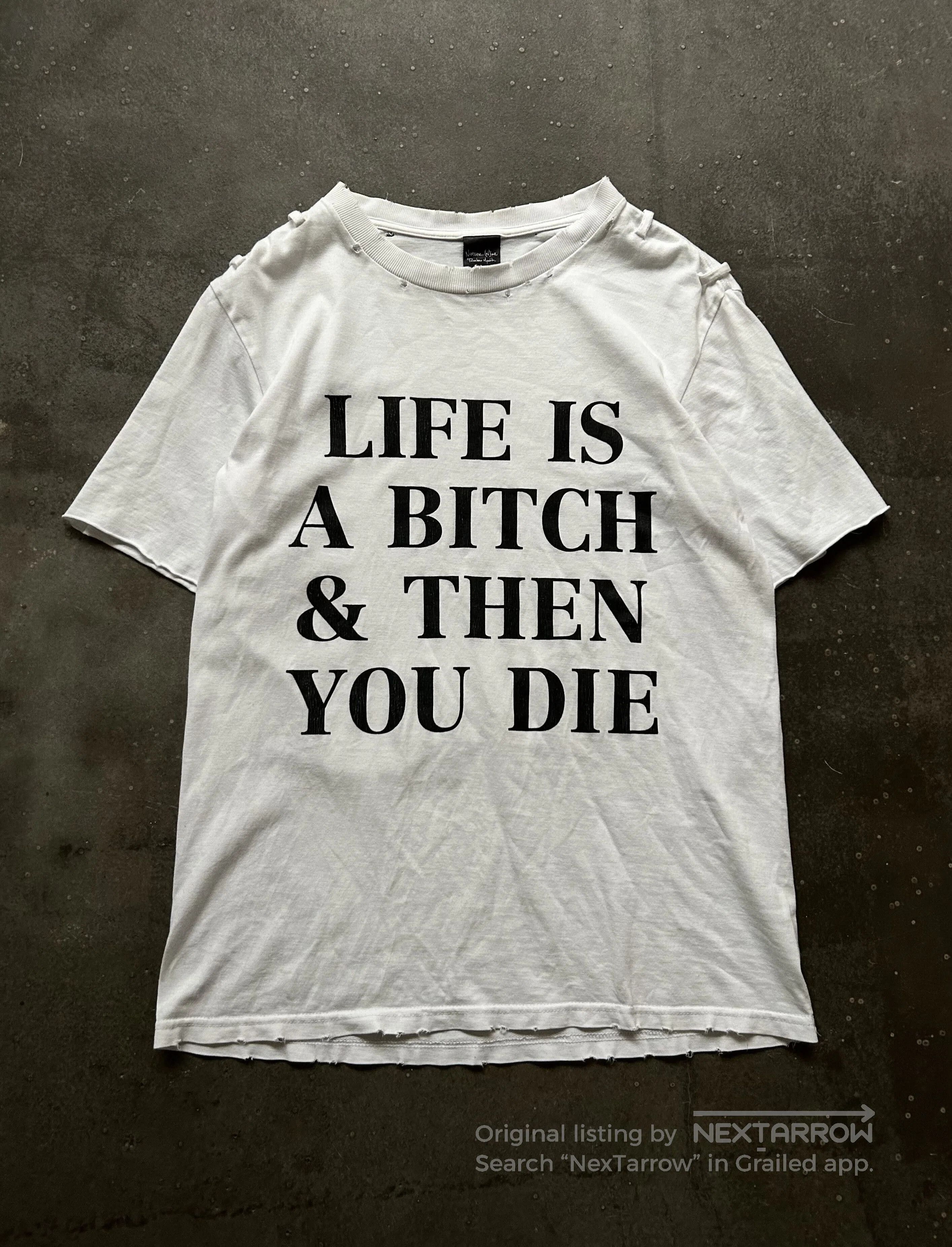 Number (N)ine Number (N)ine AW09 “A Closed Feeling” STUPID T shirt