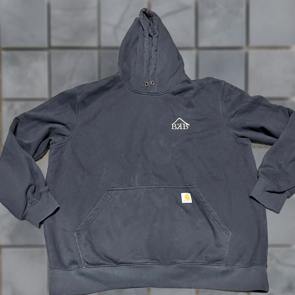 Carhartt Carhartt Hoodie Mens XXL Navy Blue Rain Defender Sweatshirt 100615 472 Size US XXL / EU 58 / 5 - 1 Thumbnail