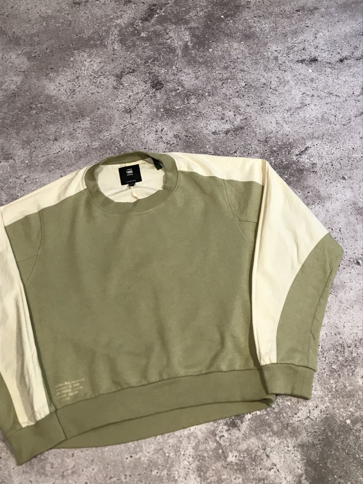 G-Star Vintage Sweatshirt Gstar Embroiled Logo White M Size US M / EU 48-50 / 2 - 2 Thumbnail