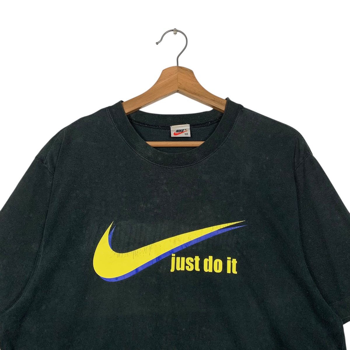 Nike Vintage 90s Nike Swoosh Tee Size US M / EU 48-50 / 2 - 3 Thumbnail