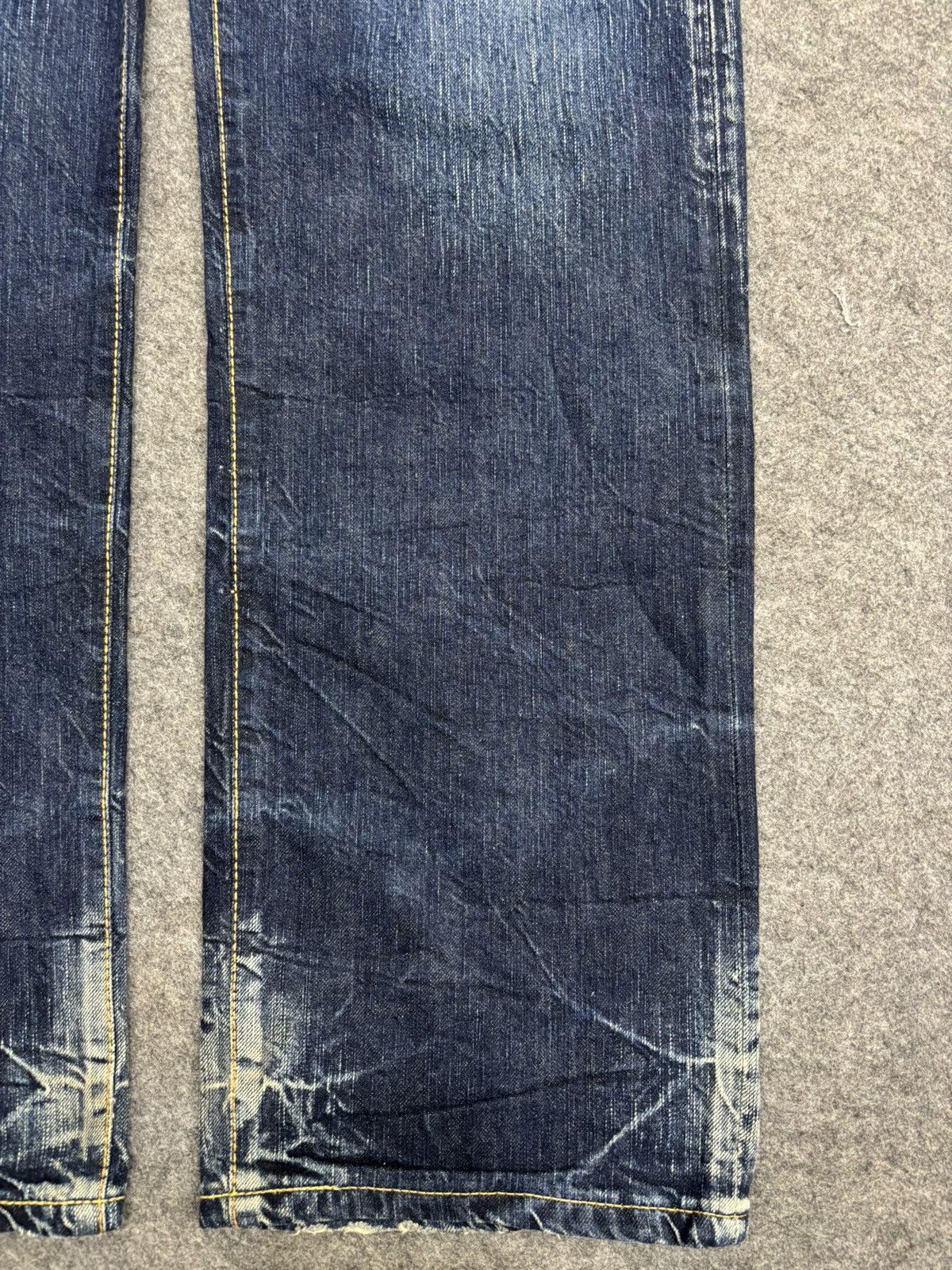 Edwin 💥90s Style💥Vintage Wide Edwin 504R Cool Fades Denim F606 Size US 37 - 8 Thumbnail