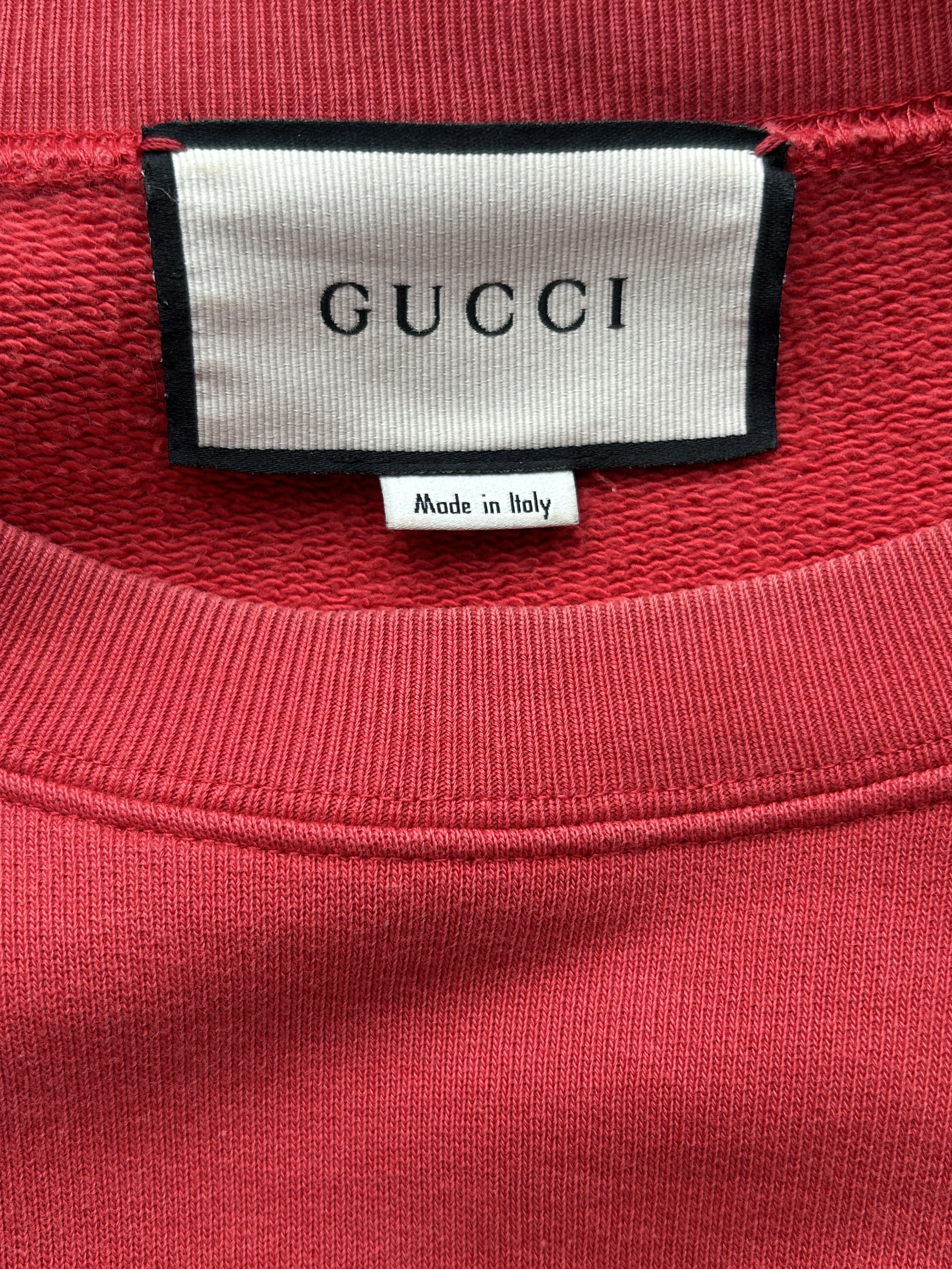 Gucci Gucci Red & White Logo Sweater Size US M / EU 48-50 / 2 - 3 Thumbnail