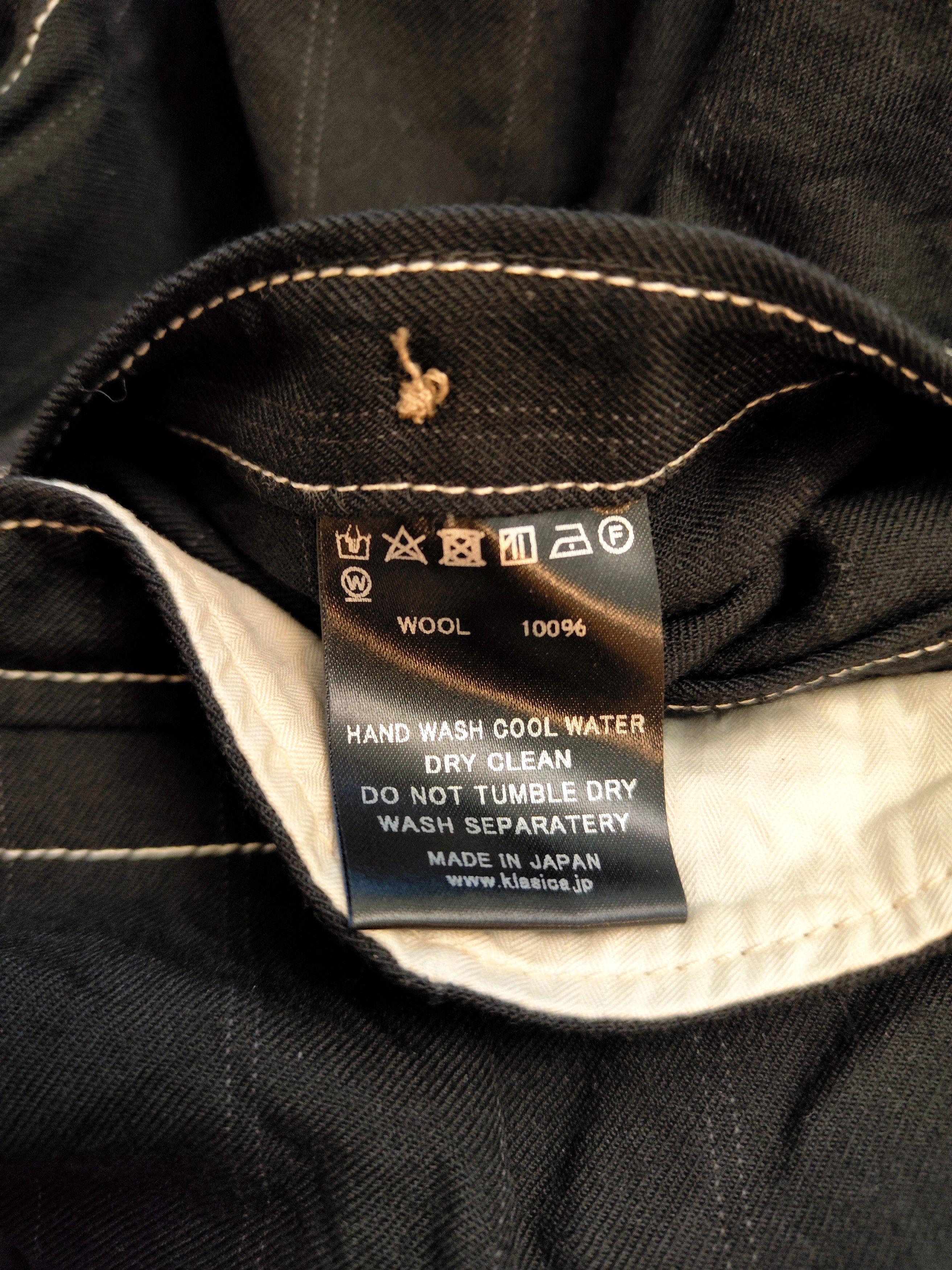 KLASICA Snow (St ver) wide pants.Like D.Hygen or Archivio J.M. Ribot Size US 34 / EU 50 - 8 Thumbnail