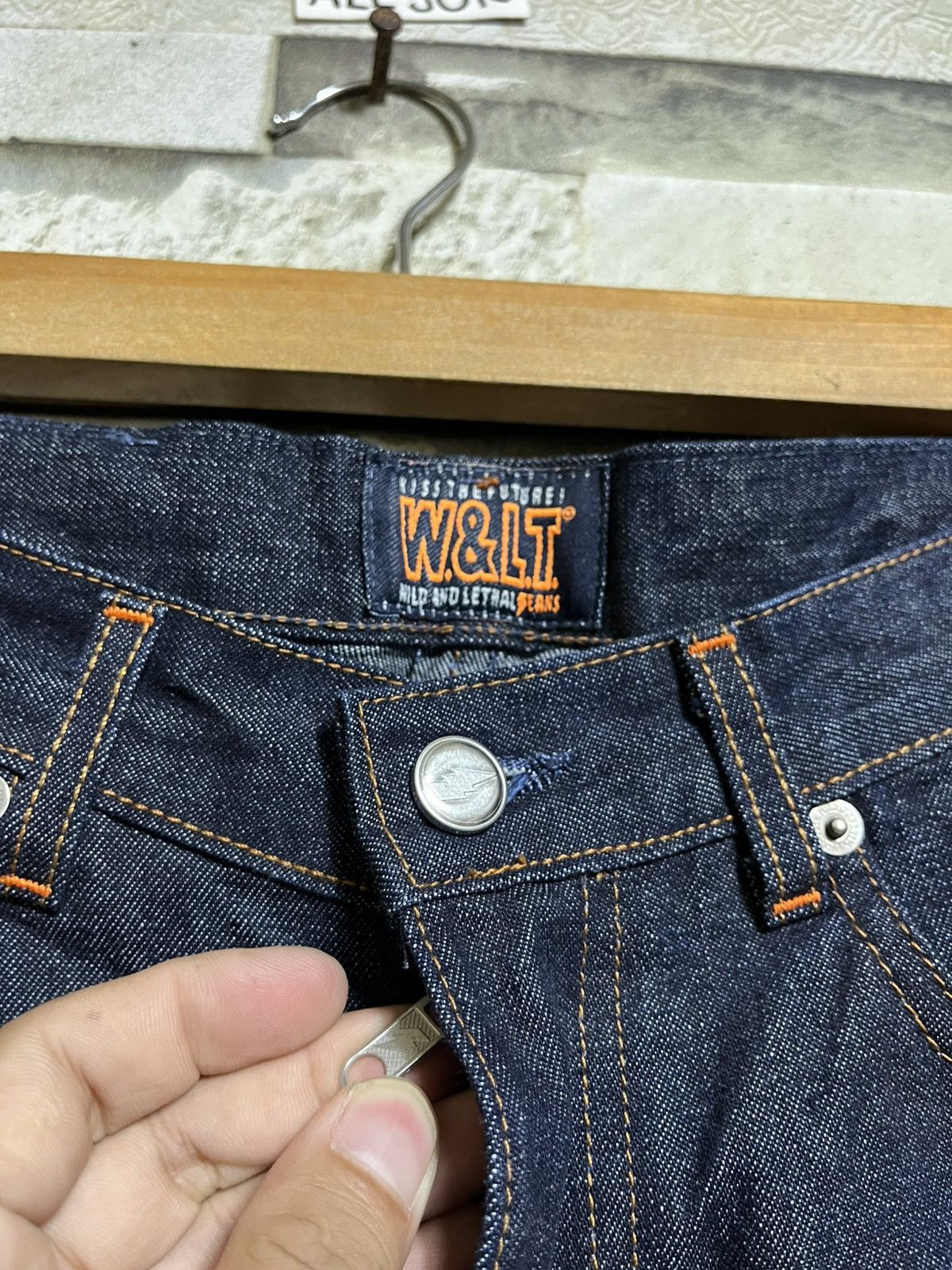 W&LT W&LT WATER VAN BEIRENDONCK DENIM PANTS Size US 28 / EU 44 - 4 Thumbnail
