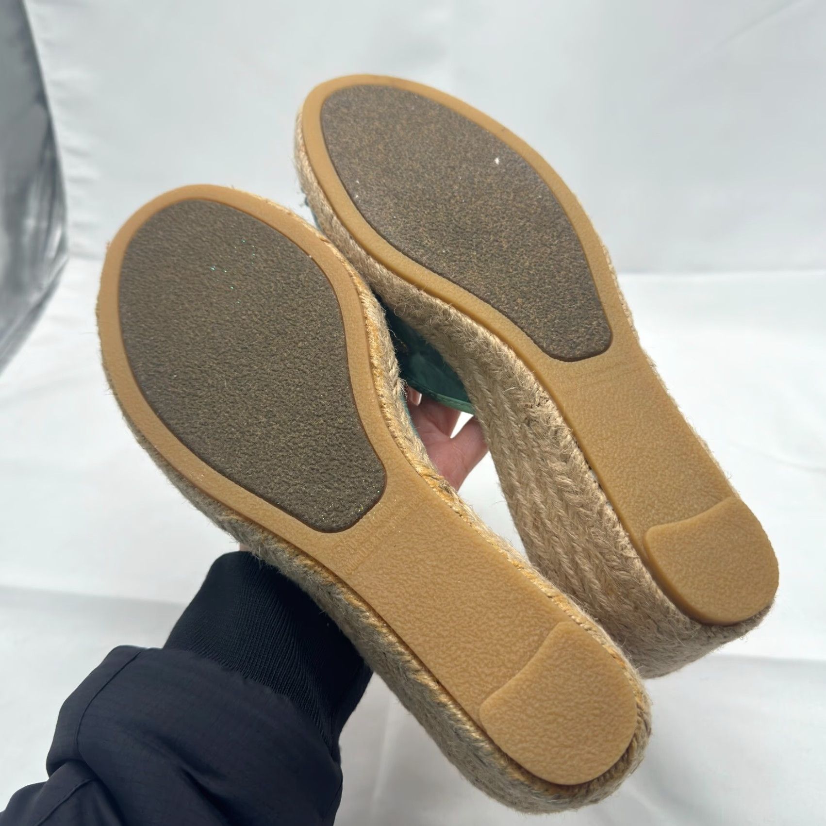 Vintage VINTAGE Rampage Espadrille Sandals 9 Wedge Boho Hippie Grunge Fairy Bohemian Sandals & Flip Flops Womens Size US 9 / IT 39 - 6 Thumbnail