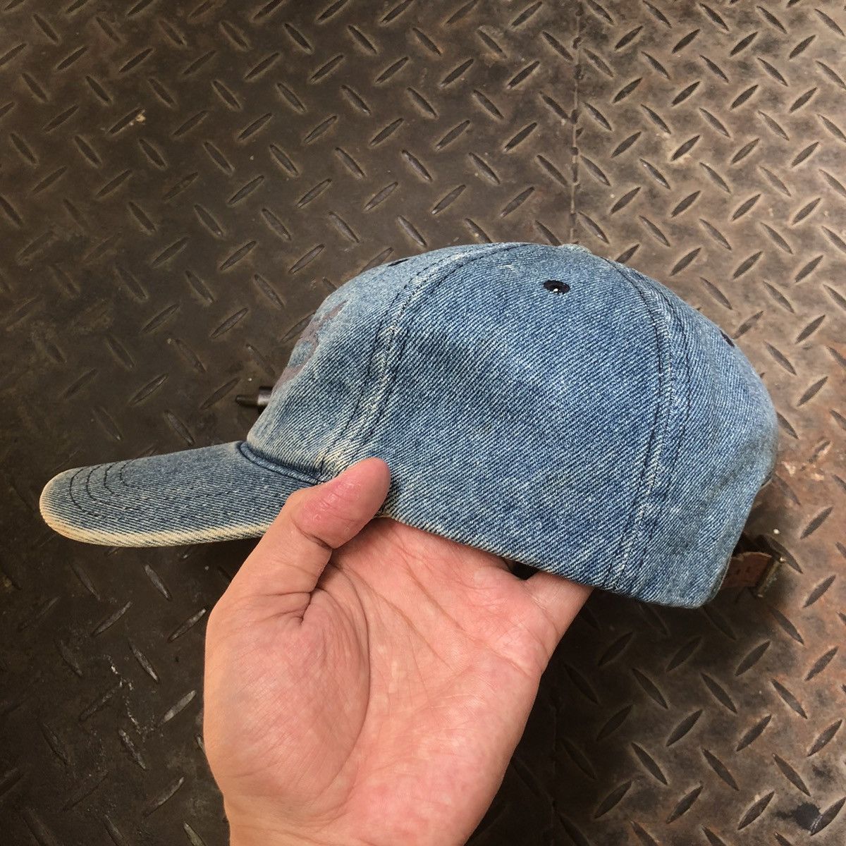 Rare Vintage 90s Polo Sport Ralph Lauren Denim Hat