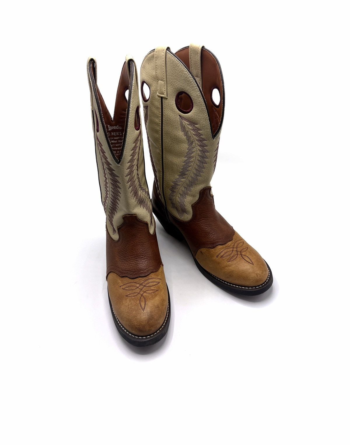 Genuine Leather Laredo Knoxville Embroidered Buckaroo Cowboy Boots Size US 9.5 / EU 42-43 - 1 Thumbnail