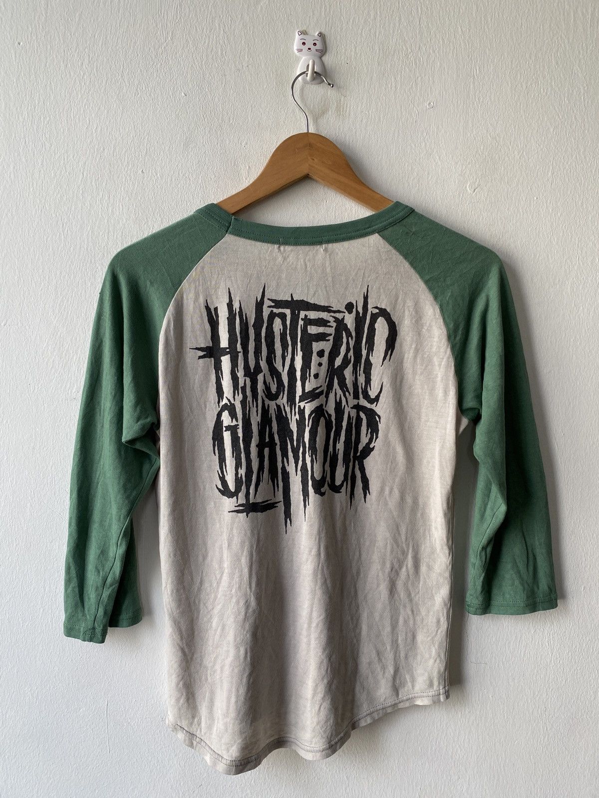 Hysteric Glamour 2000s - Hysteric Glamour Pushead Design Raglan Tee Size US S / EU 44-46 / 1 - 4 Thumbnail