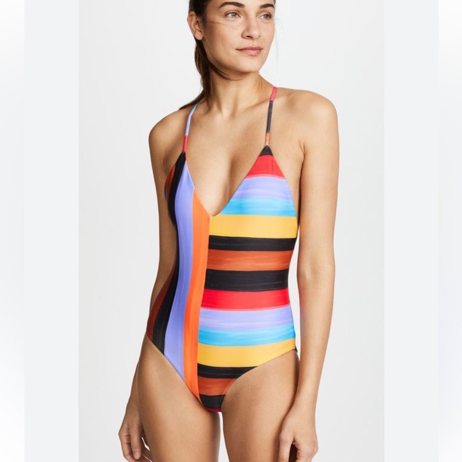 Mara Hoffman Mara Hoffman Emma Sunglow One Piece Swimsuit sz M Size M / US 6-8 / IT 42-44 - 1 Thumbnail