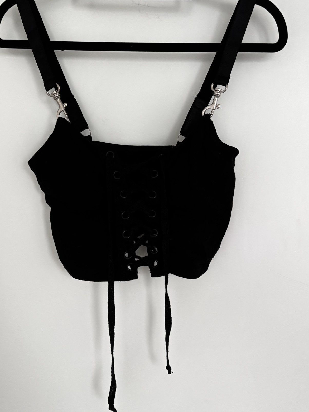 Dolls Kill Dolls kill - black lace up corset crop Size XS / US 0-2 / IT 36-38 - 4 Thumbnail
