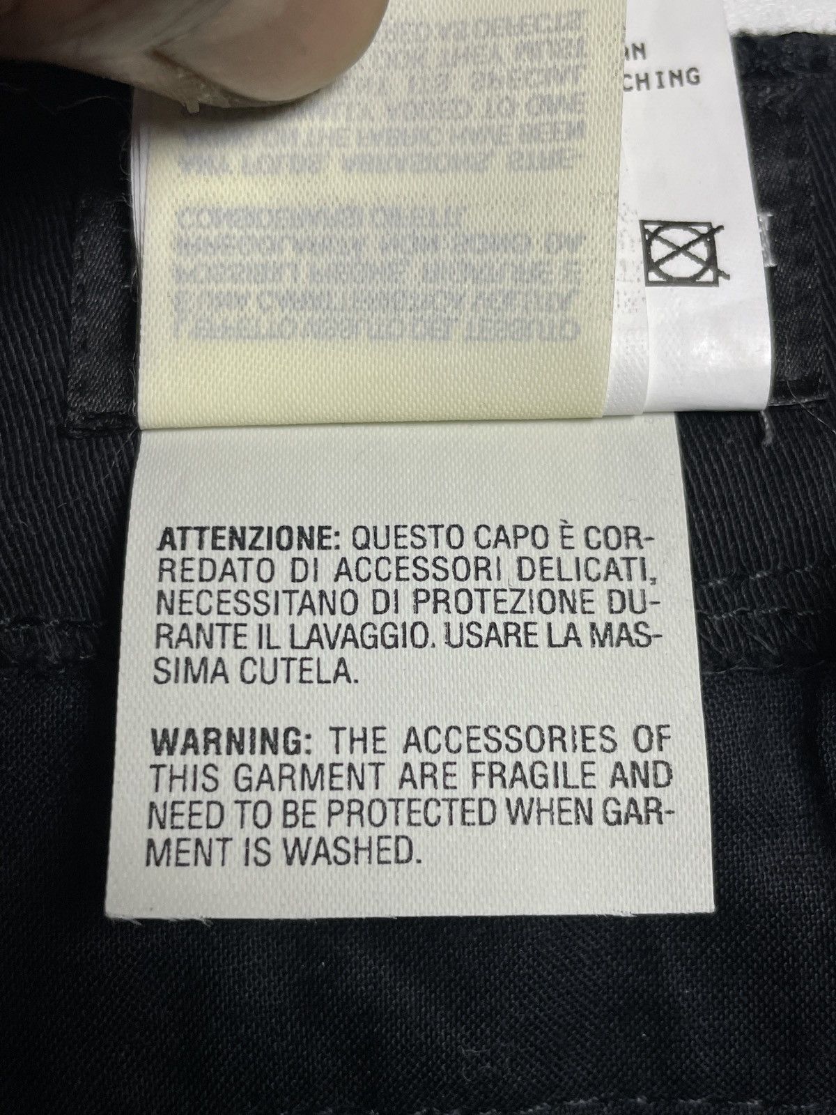 Emporio Armani Emporio Armani - Side Button Split Trousers Size 31" - 9 Thumbnail