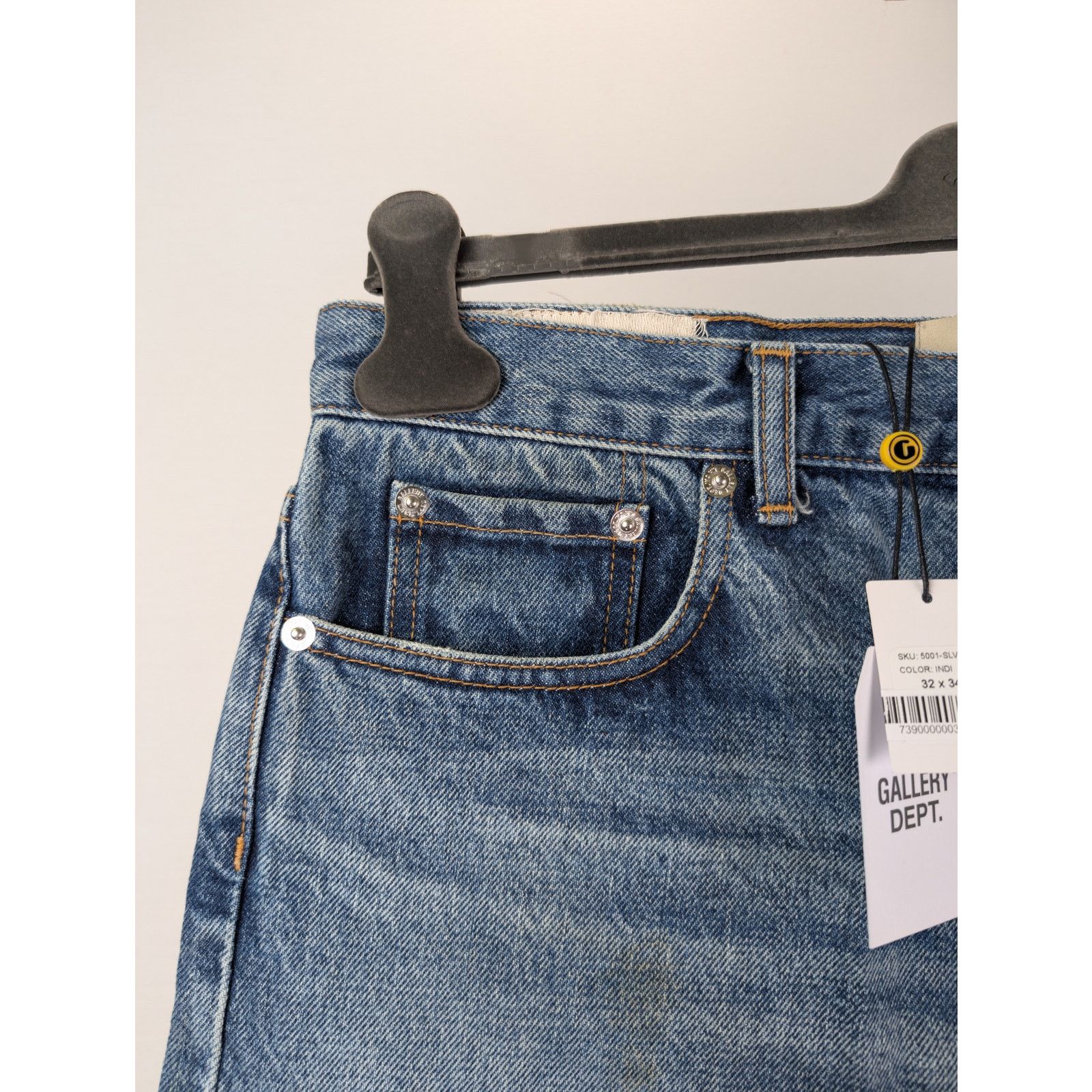 Gallery Dept. o1rshd1 Q:2 / Selvedge Denim Indigo Jean Pants in Blue 32x34 Size US 32 / EU 48 - 21 Thumbnail