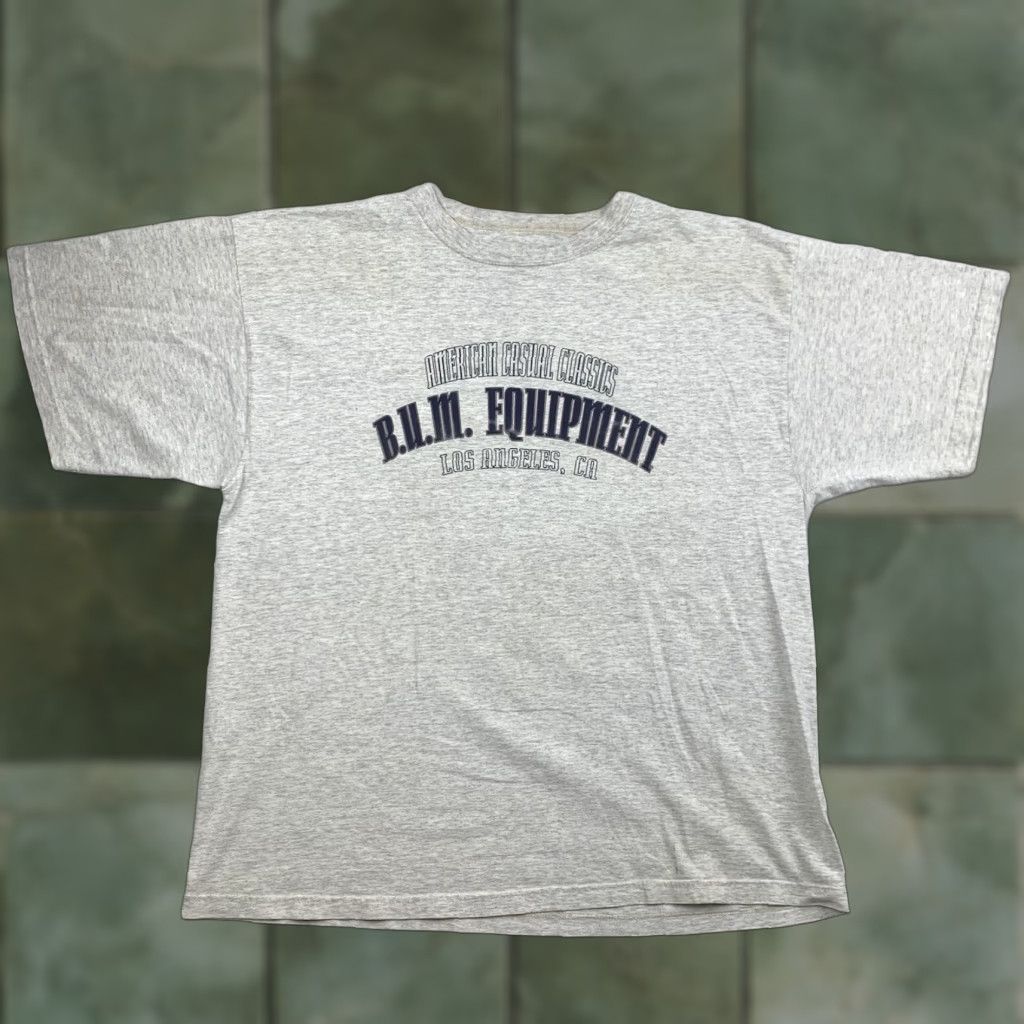Vintage Vintage B.u.m. Equipment Shirt Adult Large Gray Sports Athletics Classic USA 90s Size US L / EU 52-54 / 3 - 1 Thumbnail