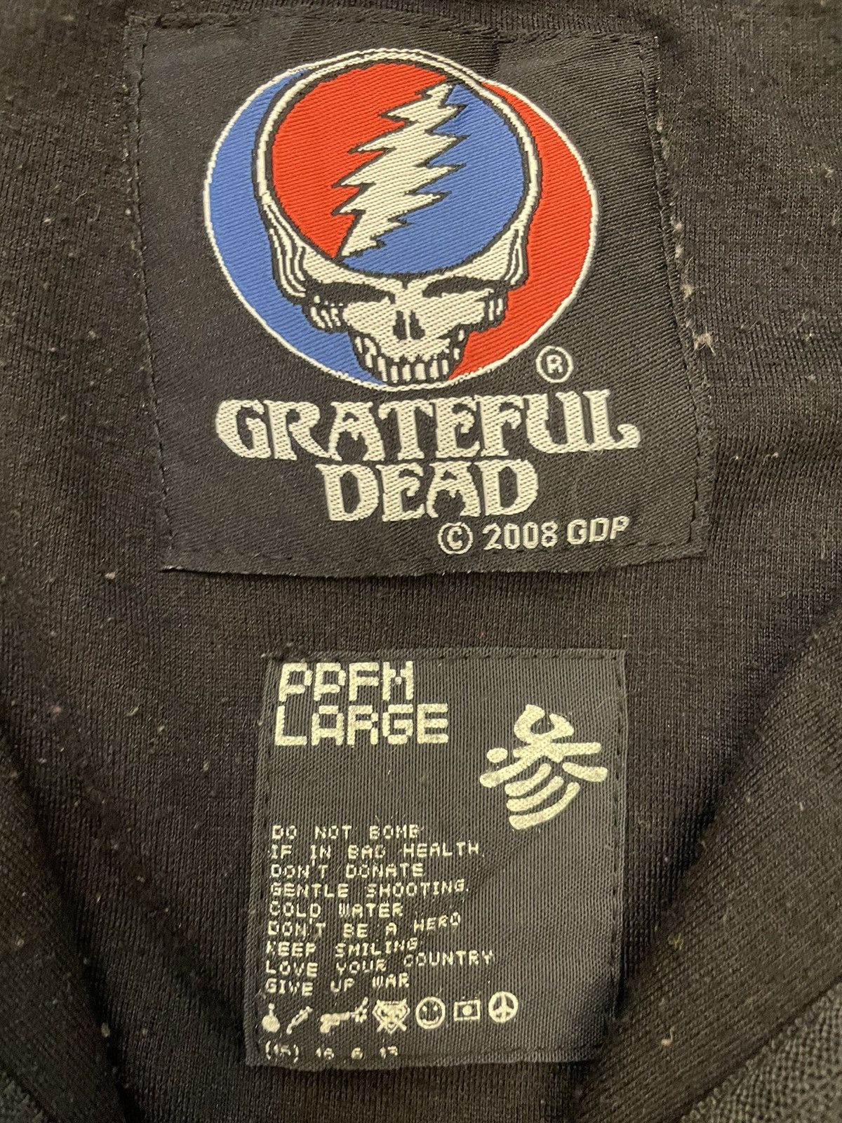 Band Tees × Grateful Dead × Japanese Brand PPFM x Grateful Dead sweater zipper Size L / US 10 / IT 46 - 8 Thumbnail
