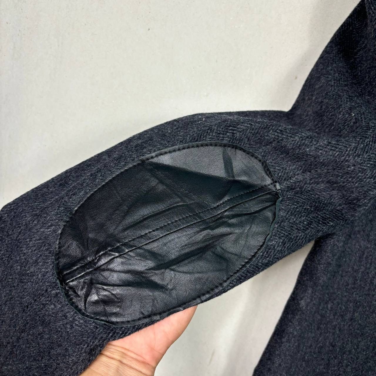 Coach COACH Wool Herringbone Overcoat Leather Elbow Patches Small Size US S / EU 44-46 / 1 - 8 Thumbnail